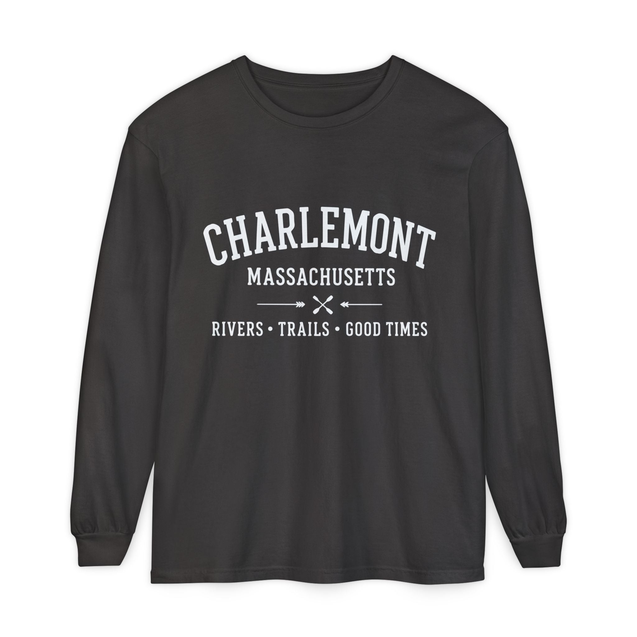 Charlemont Massachusetts Long Sleeve Tee – Rivers • Trails • Good Times