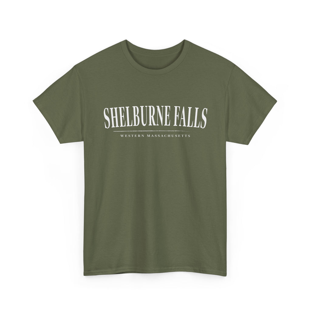 Shelburne Falls T-Shirt — Vintage Collegiate River Town Tee