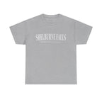Shelburne Falls T-Shirt — Vintage Collegiate River Town Tee