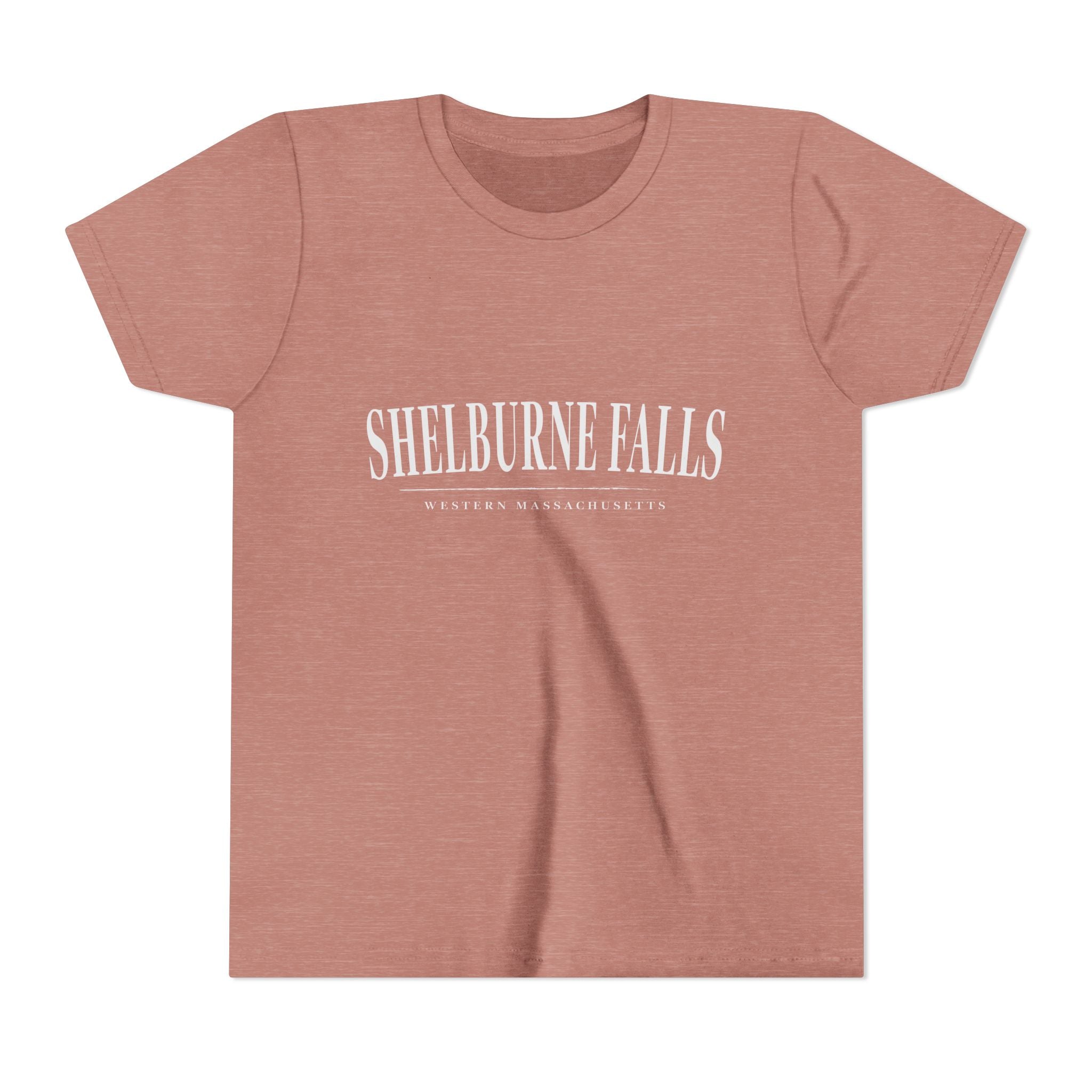 Youth Tee — Minimal White Short Sleeve Kids Shirt