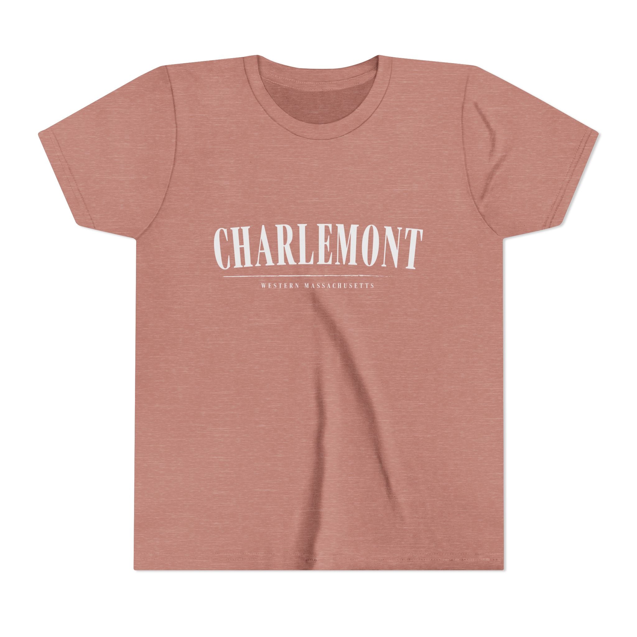 Charlemont Youth Tee — Classic Town Name Graphic Kids Shirt
