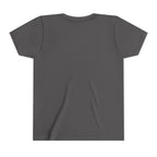 Youth Tee — Minimal White Short Sleeve Kids Shirt
