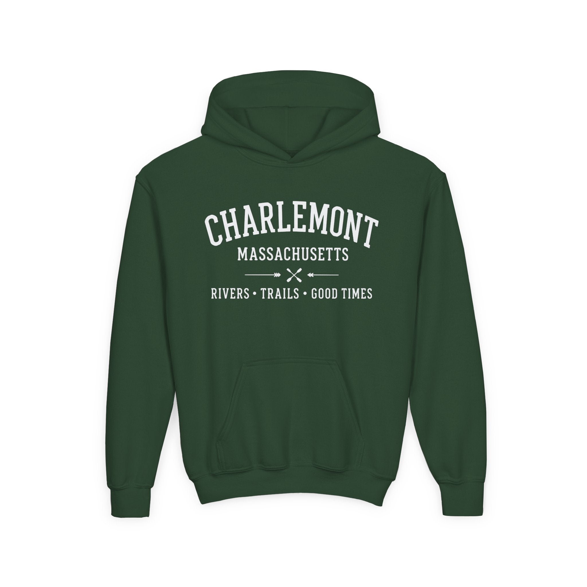Charlemont Massachusetts Youth Hoodie