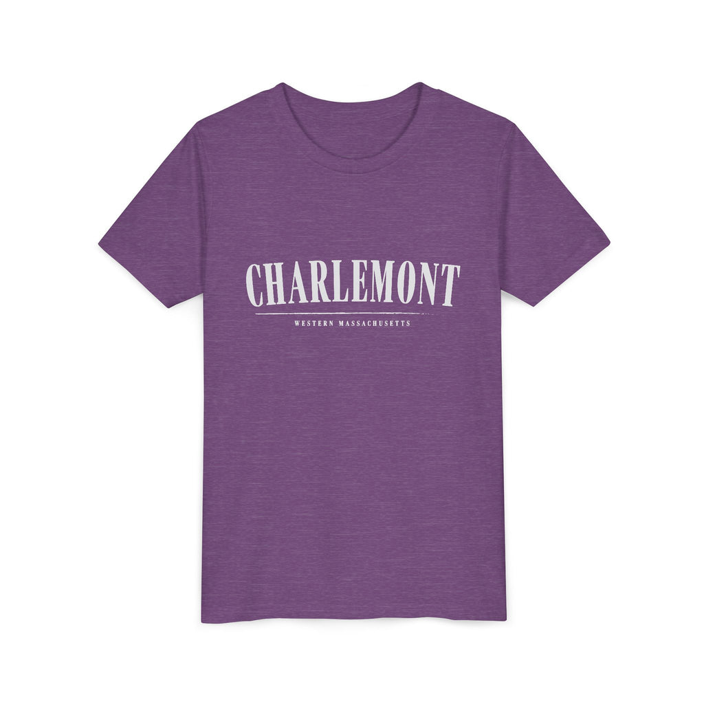 Charlemont Youth Tee — Classic Town Name Graphic Kids Shirt