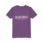 Charlemont Youth Tee — Classic Town Name Graphic Kids Shirt