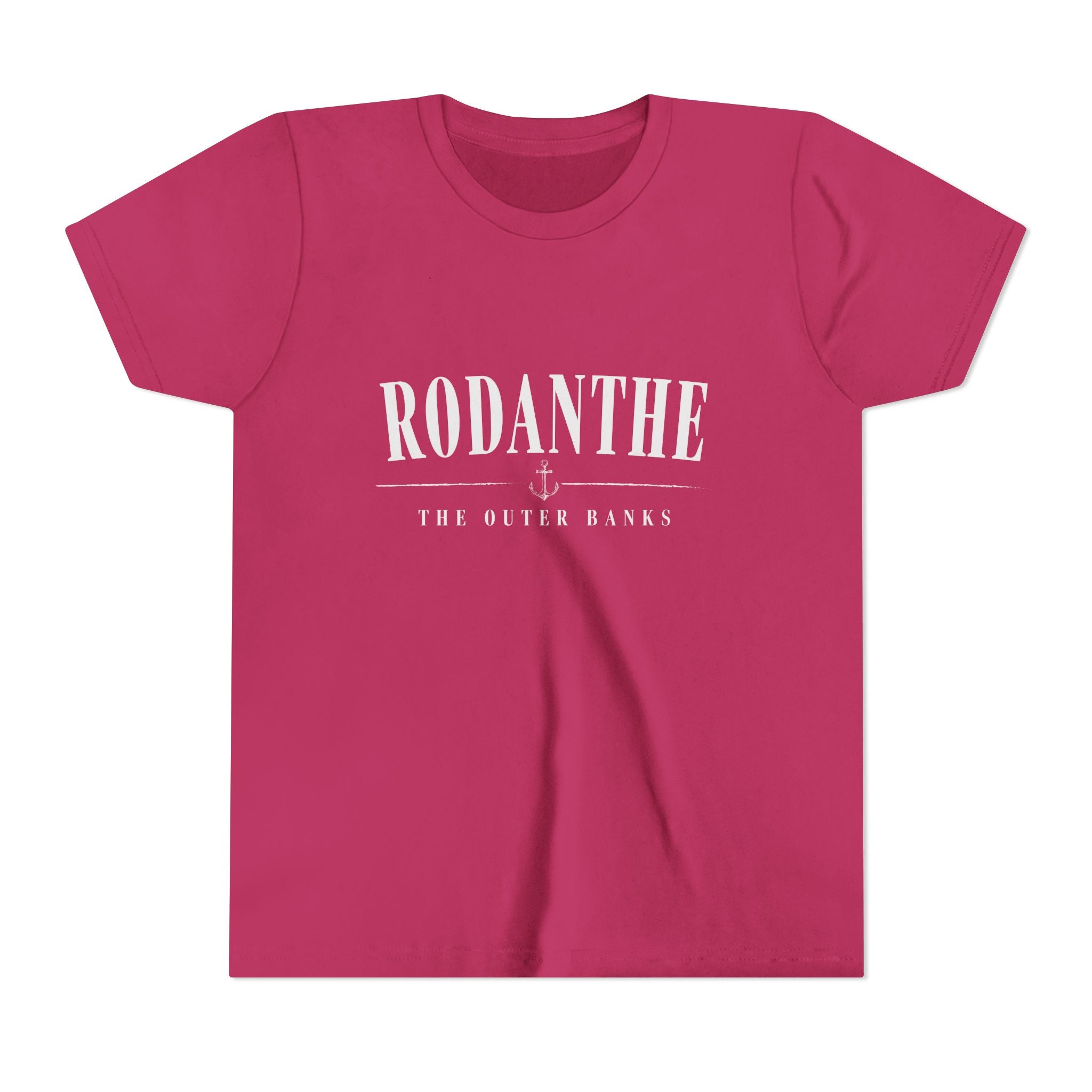 Rodanthe Outer Banks Youth Tee — Classic Town Name Graphic Kids Shirt