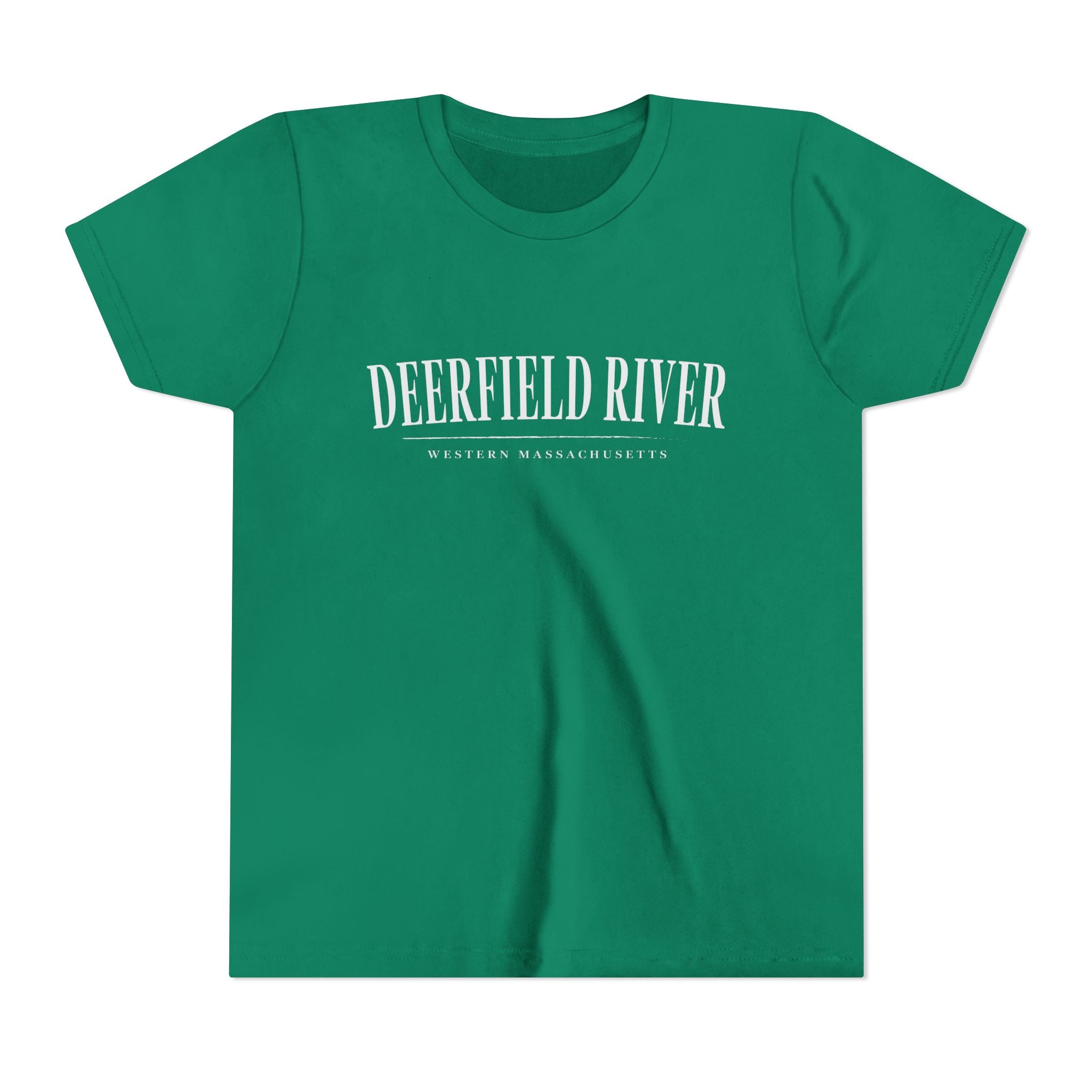 Deerfield River-Massachusetts Youth Tee — Classic Southern Vermont Kids T-Shirt