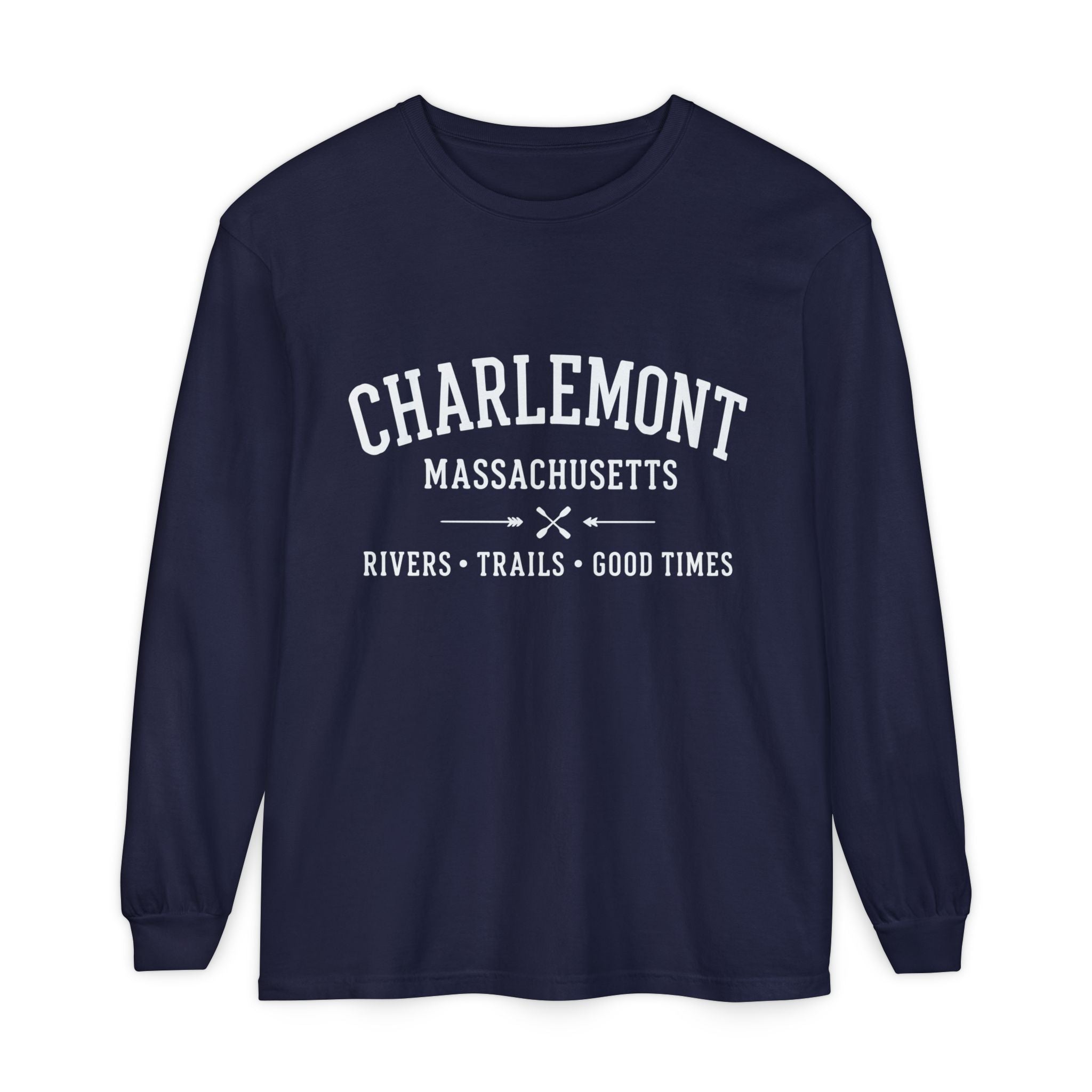 Charlemont Massachusetts Long Sleeve Tee – Rivers • Trails • Good Times