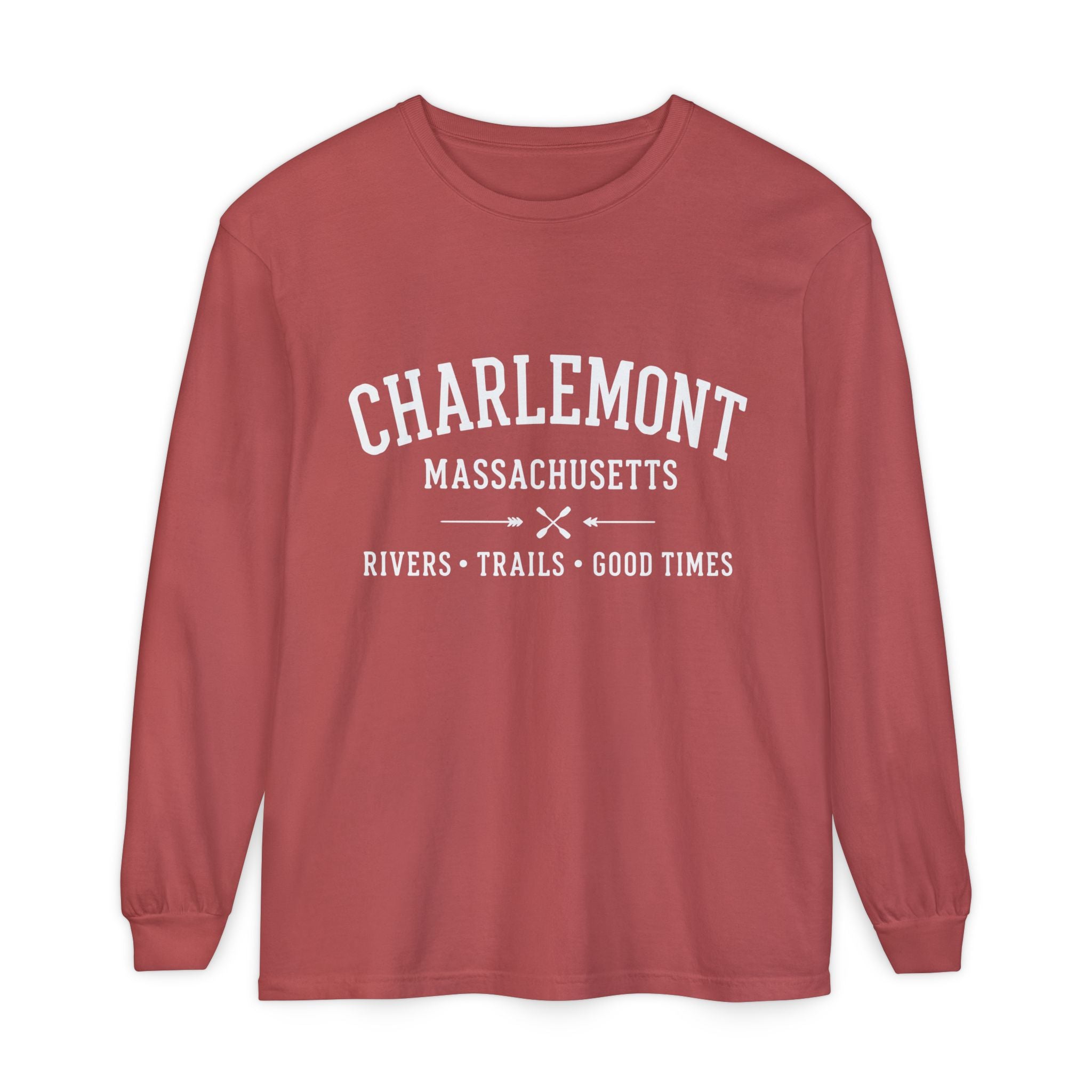 Charlemont Massachusetts Long Sleeve Tee – Rivers • Trails • Good Times