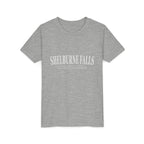 Youth Tee — Minimal White Short Sleeve Kids Shirt