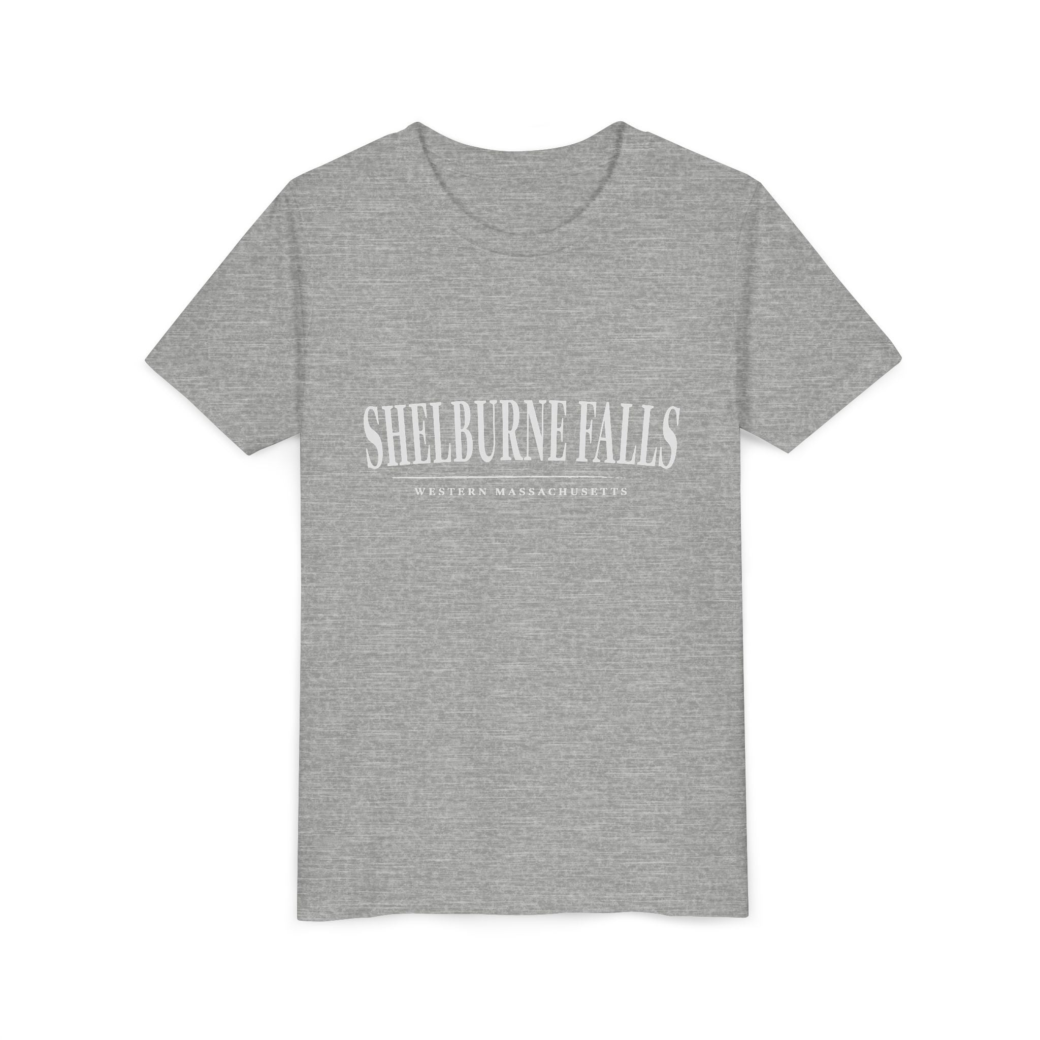 Youth Tee — Minimal White Short Sleeve Kids Shirt