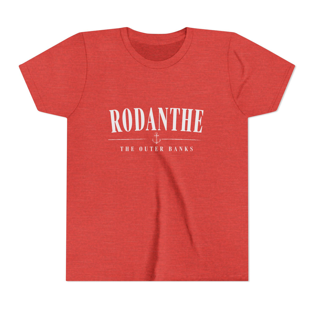 Rodanthe Outer Banks Youth Tee — Classic Town Name Graphic Kids Shirt