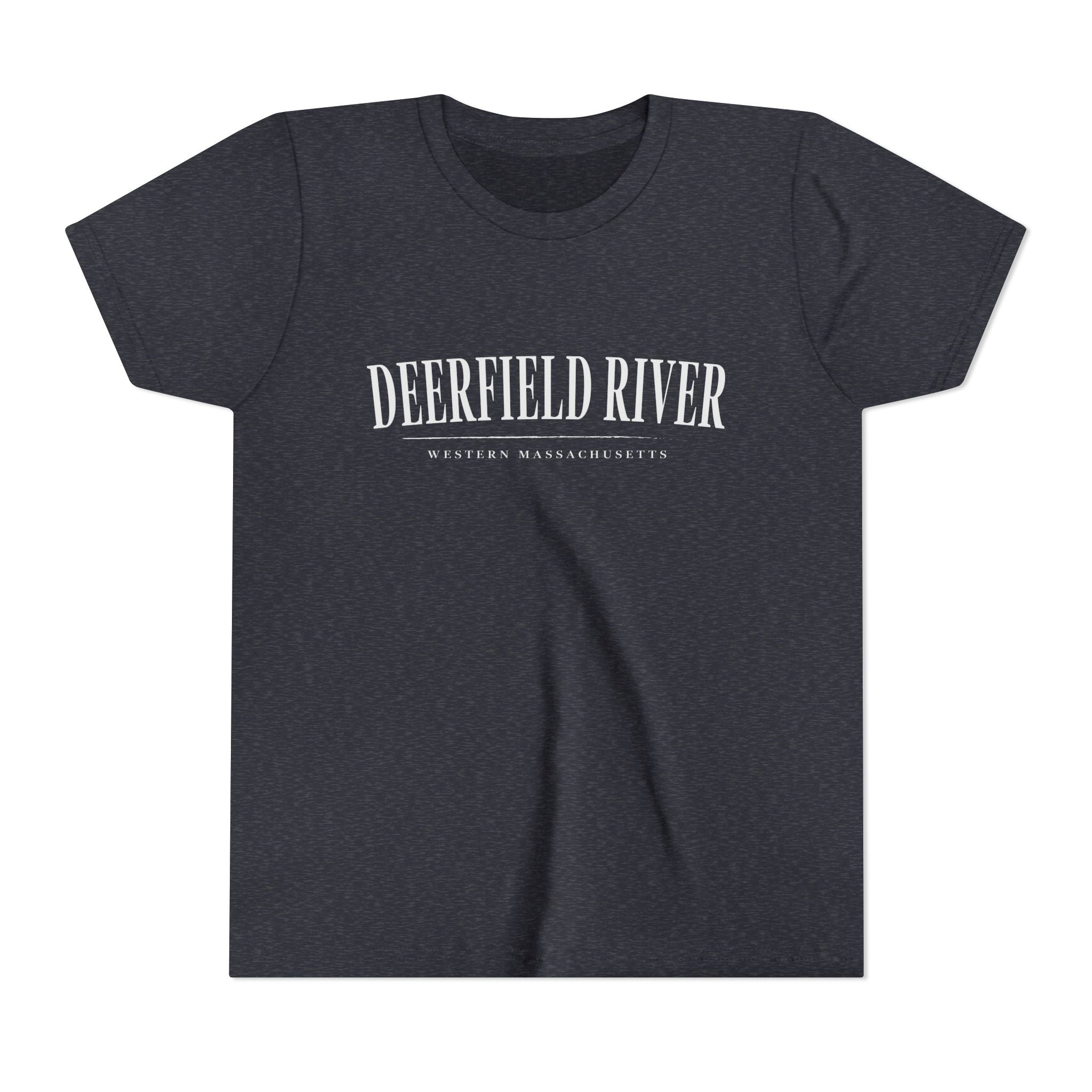 Deerfield River-Massachusetts Youth Tee — Classic Southern Vermont Kids T-Shirt