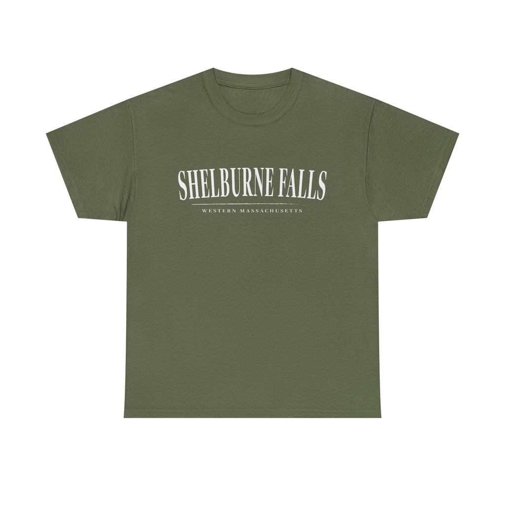 Shelburne Falls T-Shirt — Vintage Collegiate River Town Tee