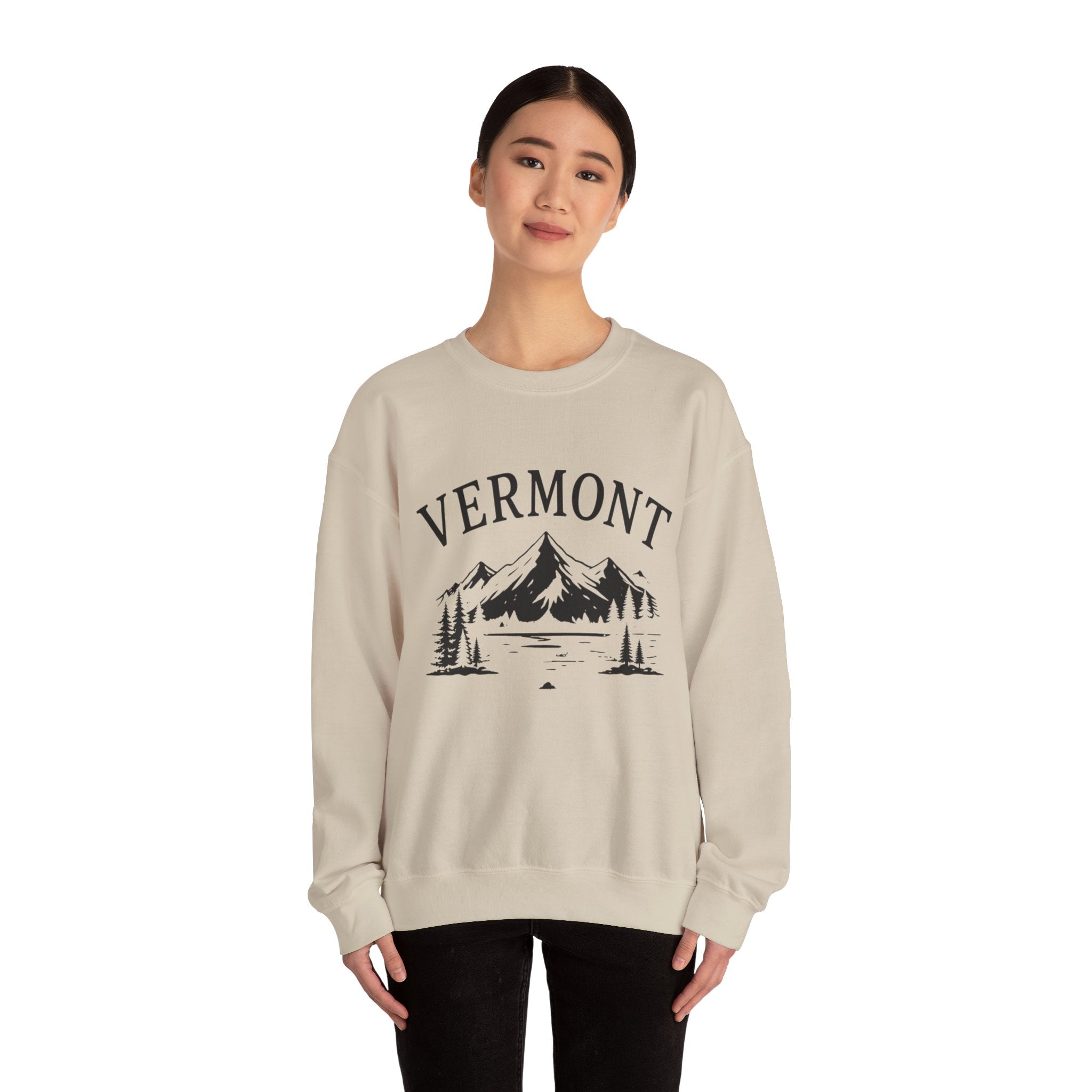 Vermont Crewneck Sweatshirt – Coastal Neutral Pullover