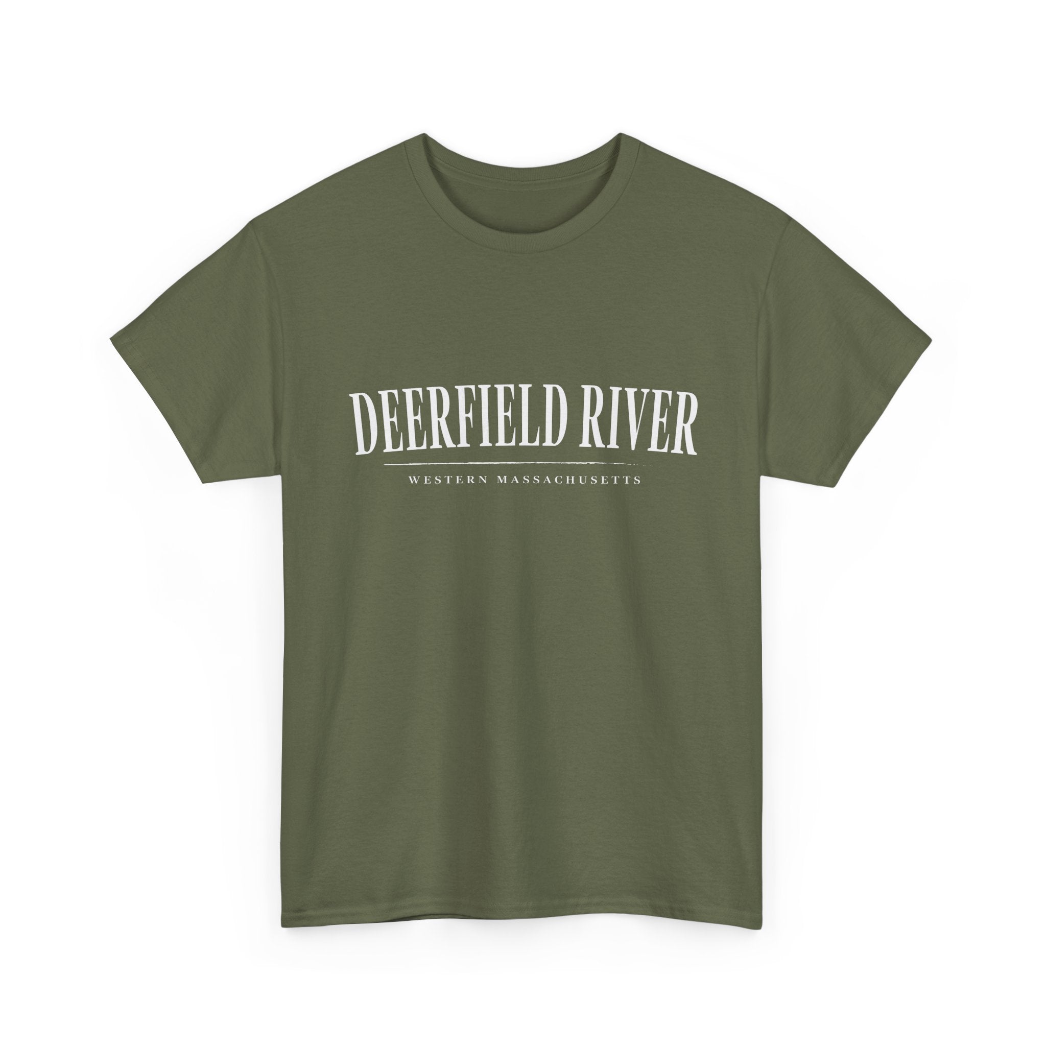 Deerfield River T-Shirt — Vintage Collegiate River Town Tee