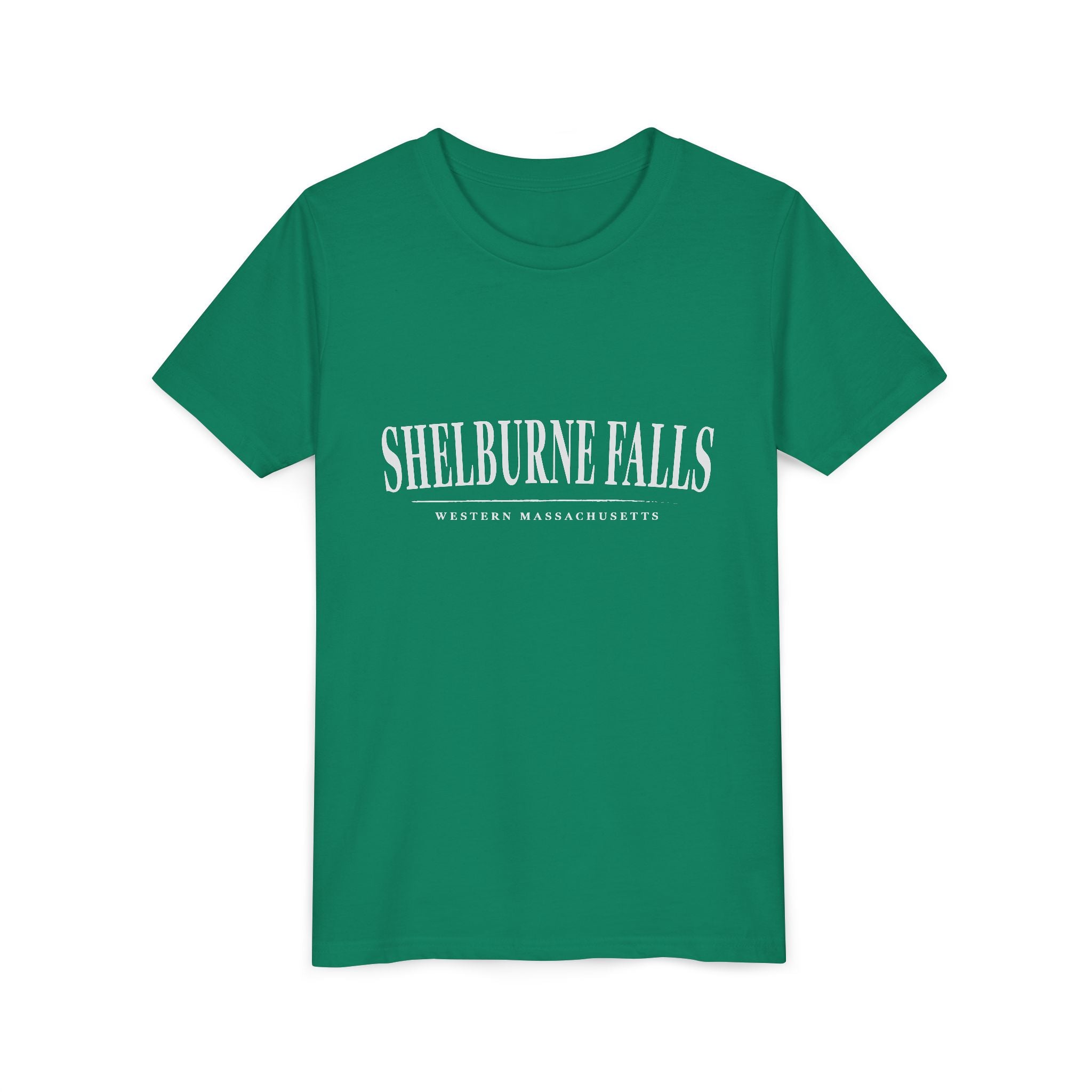 Youth Tee — Minimal White Short Sleeve Kids Shirt
