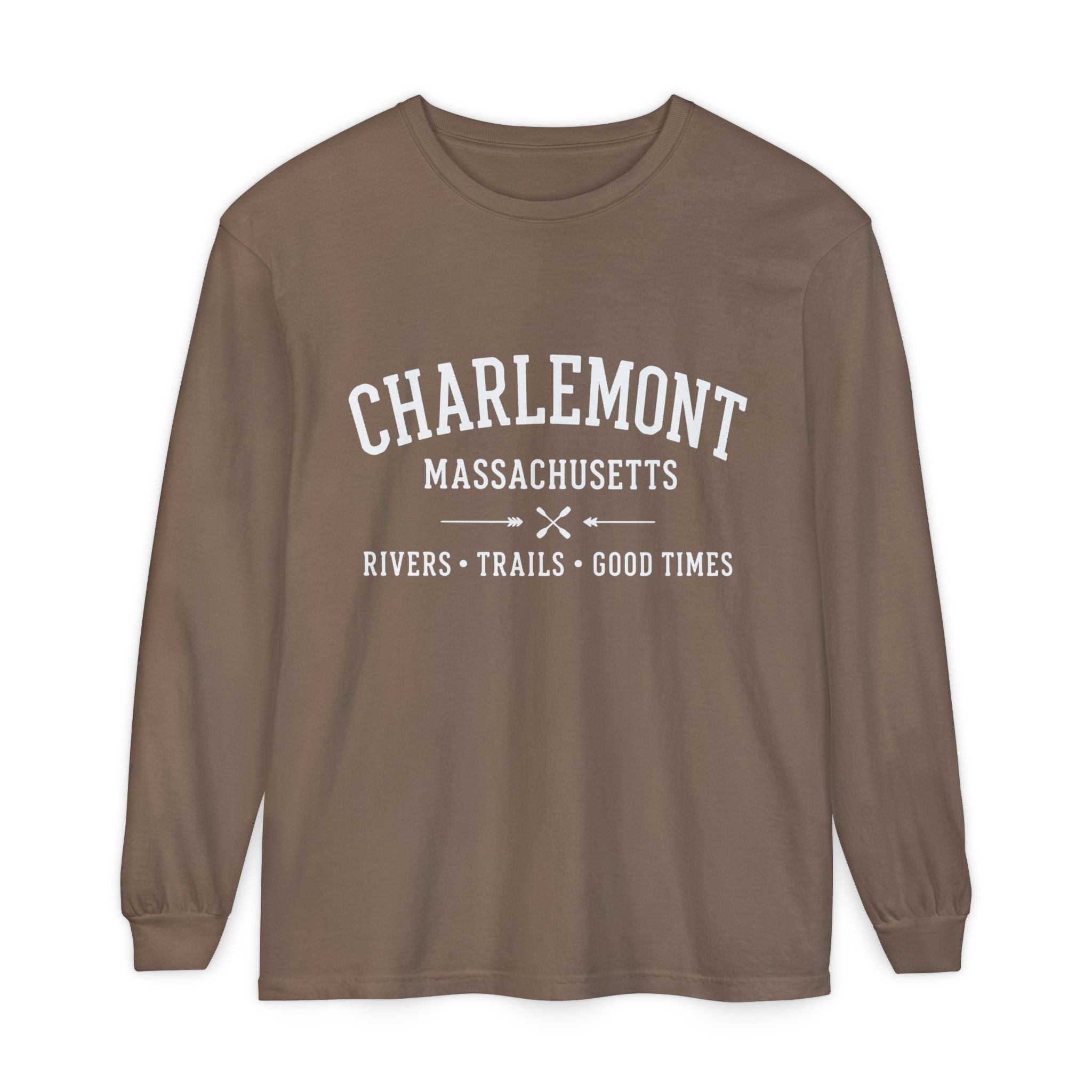 Charlemont Massachusetts Long Sleeve Tee – Rivers • Trails • Good Times