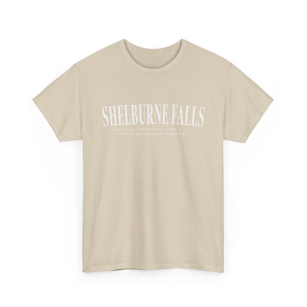 Shelburne Falls T-Shirt — Vintage Collegiate River Town Tee