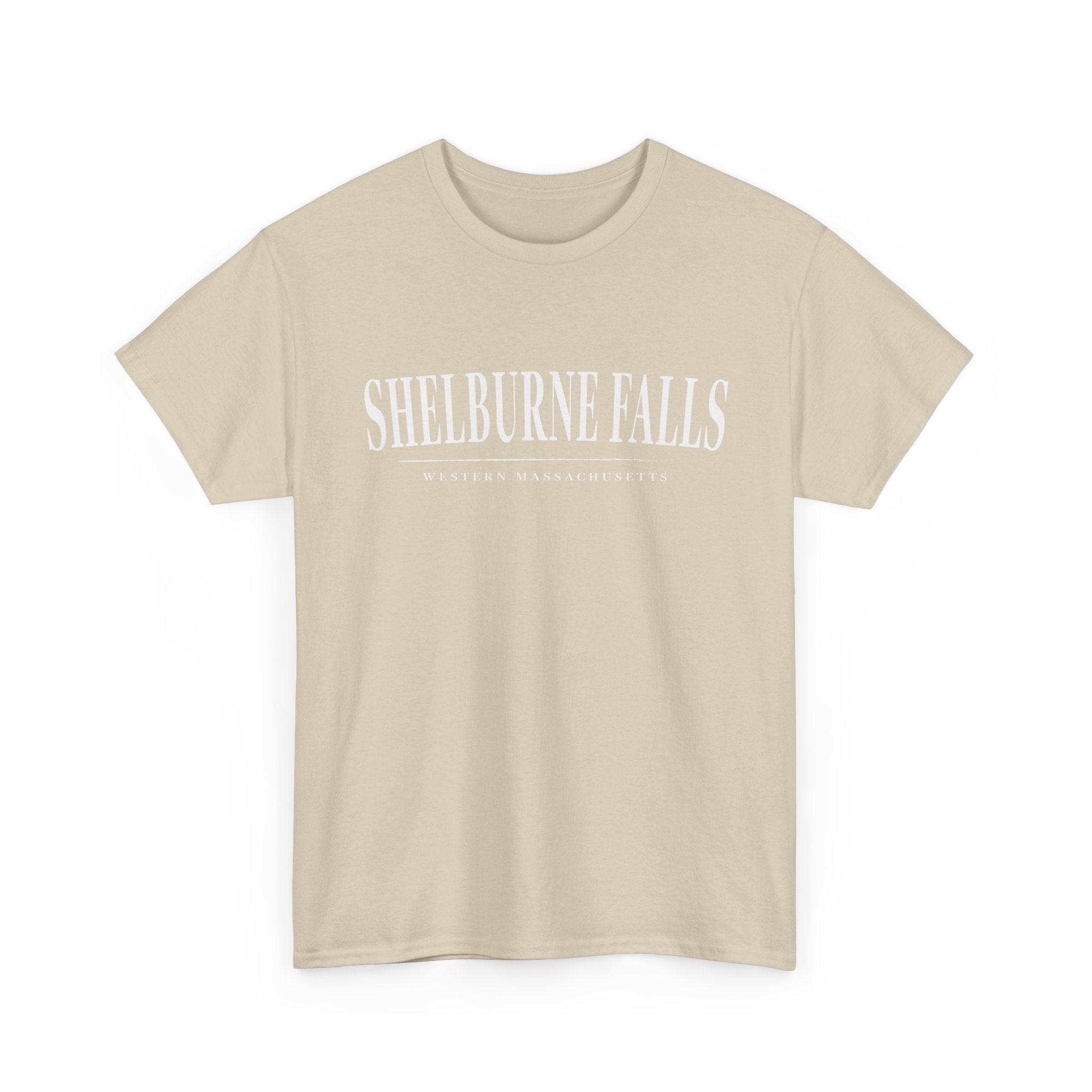Shelburne Falls T-Shirt — Vintage Collegiate River Town Tee