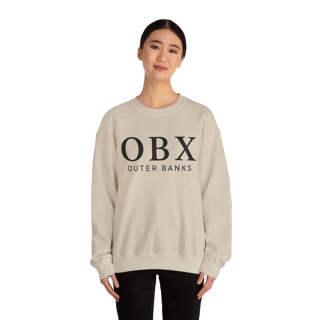 OBX Outer Banks Crewneck Sweatshirt – Coastal Neutral Pullover