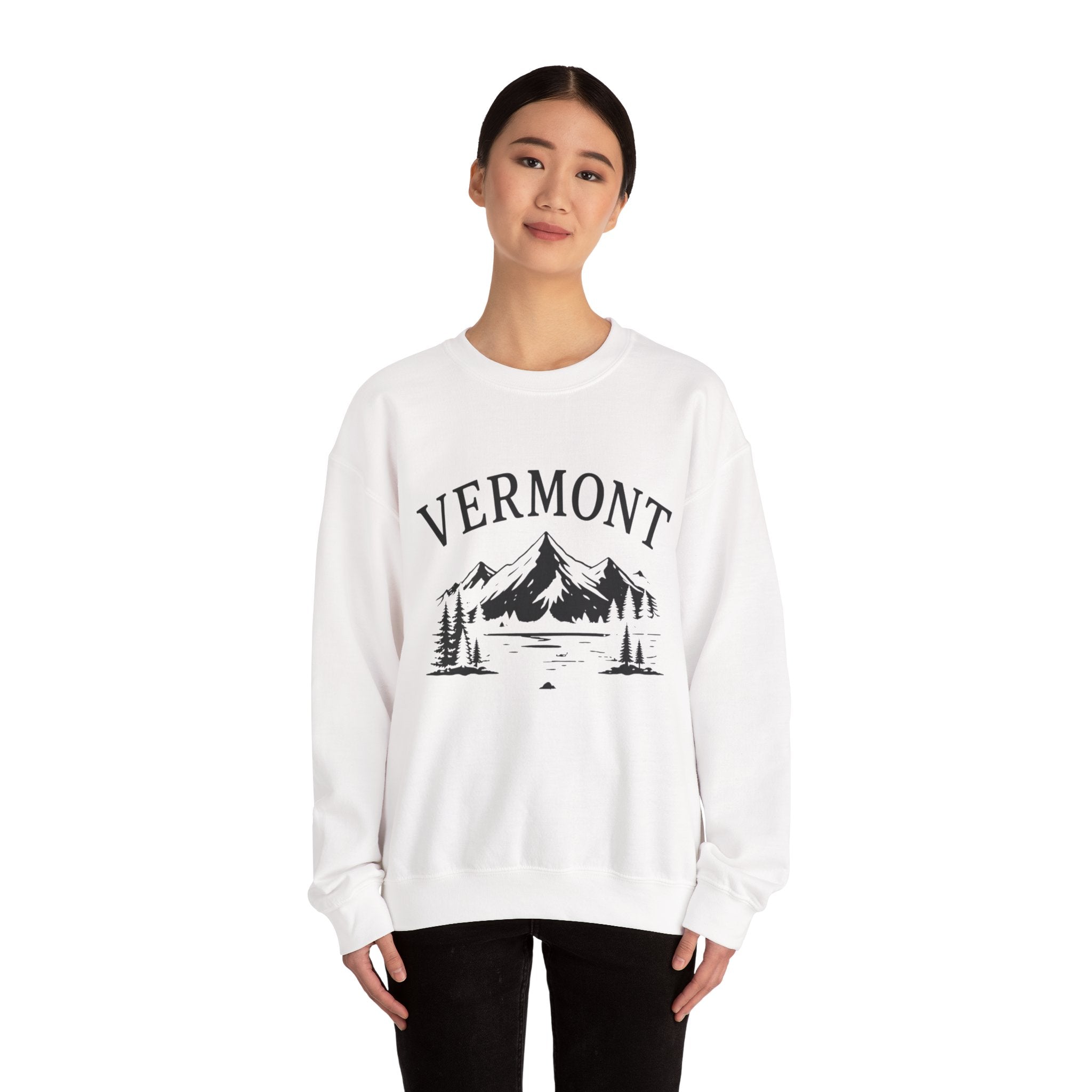 Vermont Crewneck Sweatshirt – Coastal Neutral Pullover