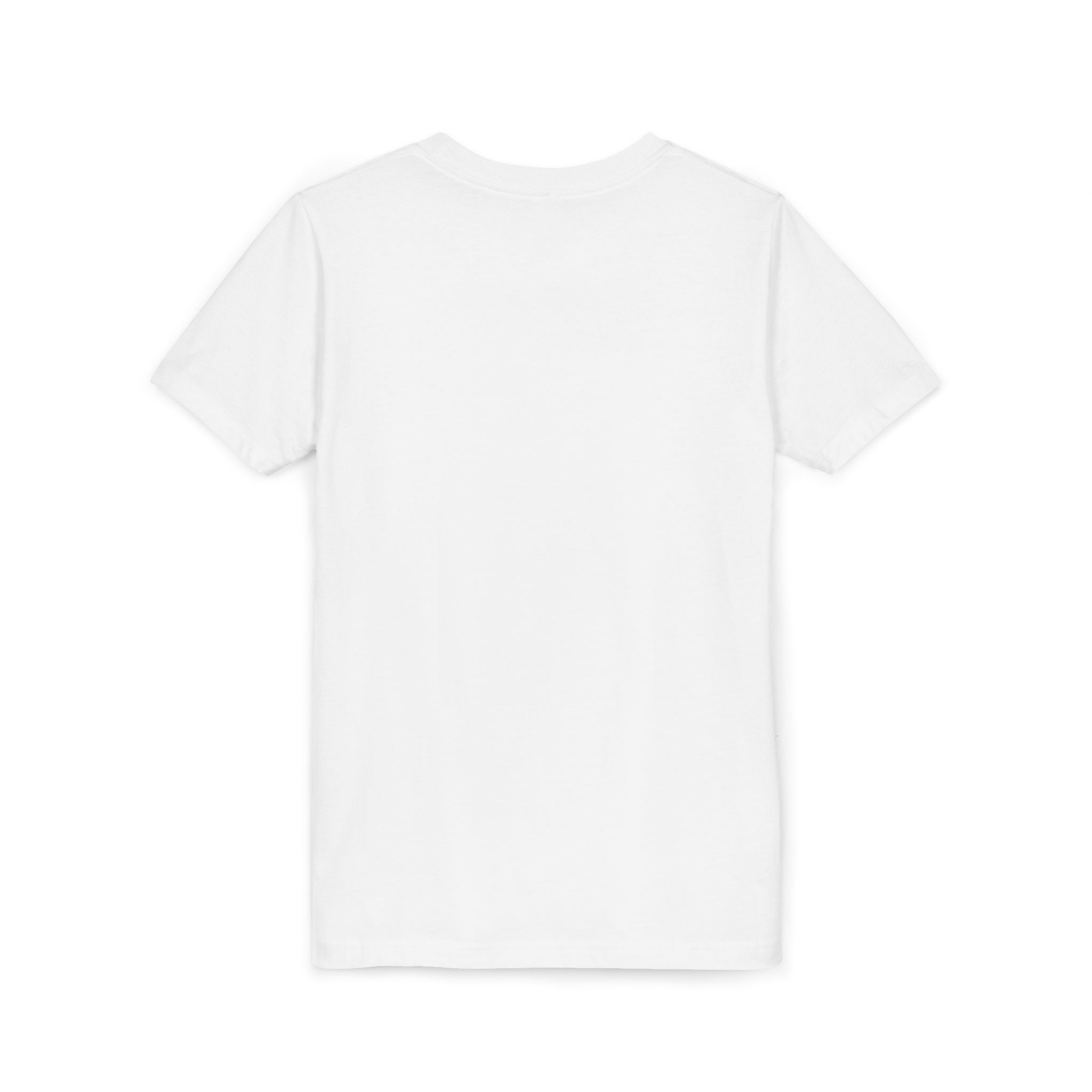 Youth Tee — Minimal White Short Sleeve Kids Shirt