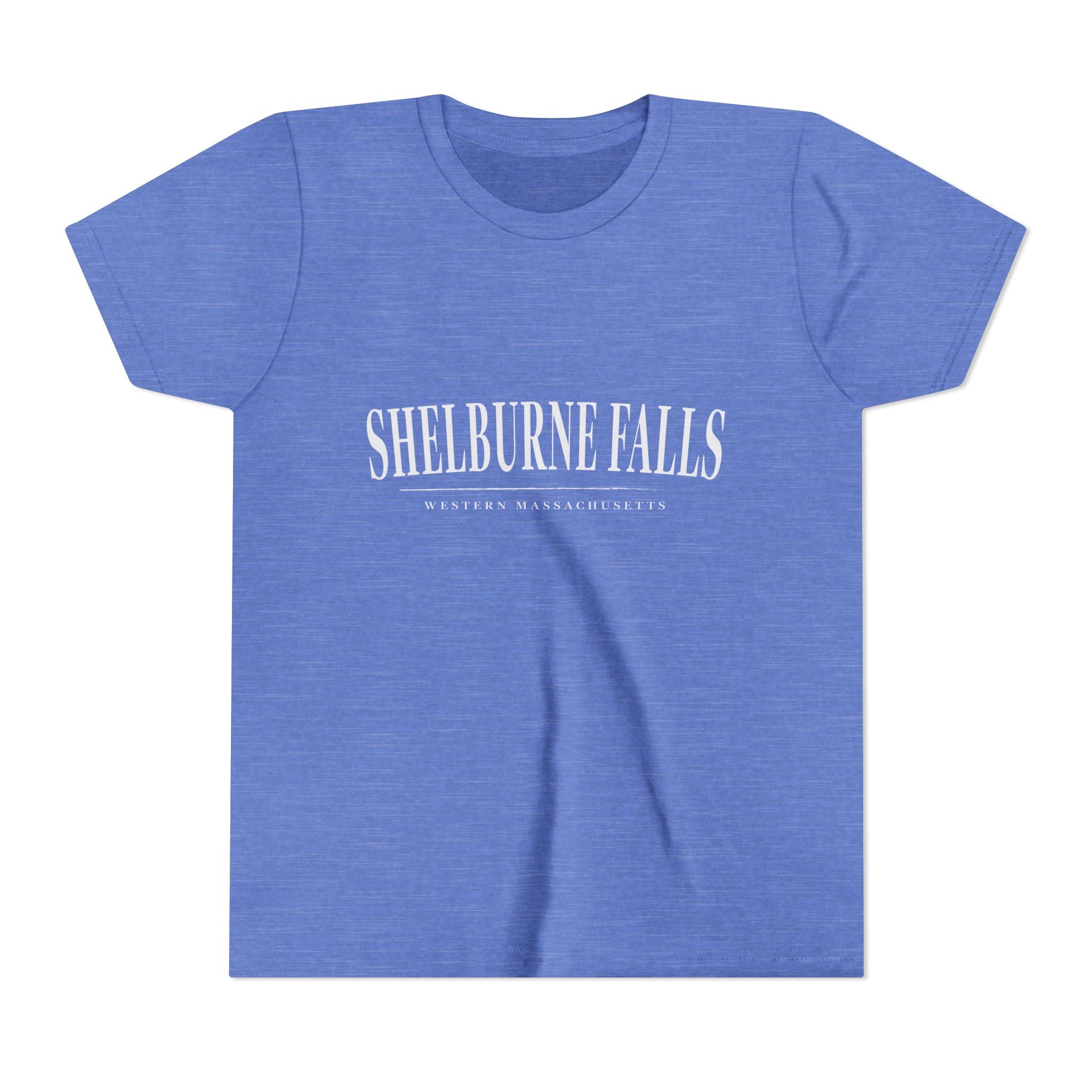 Youth Tee — Minimal White Short Sleeve Kids Shirt