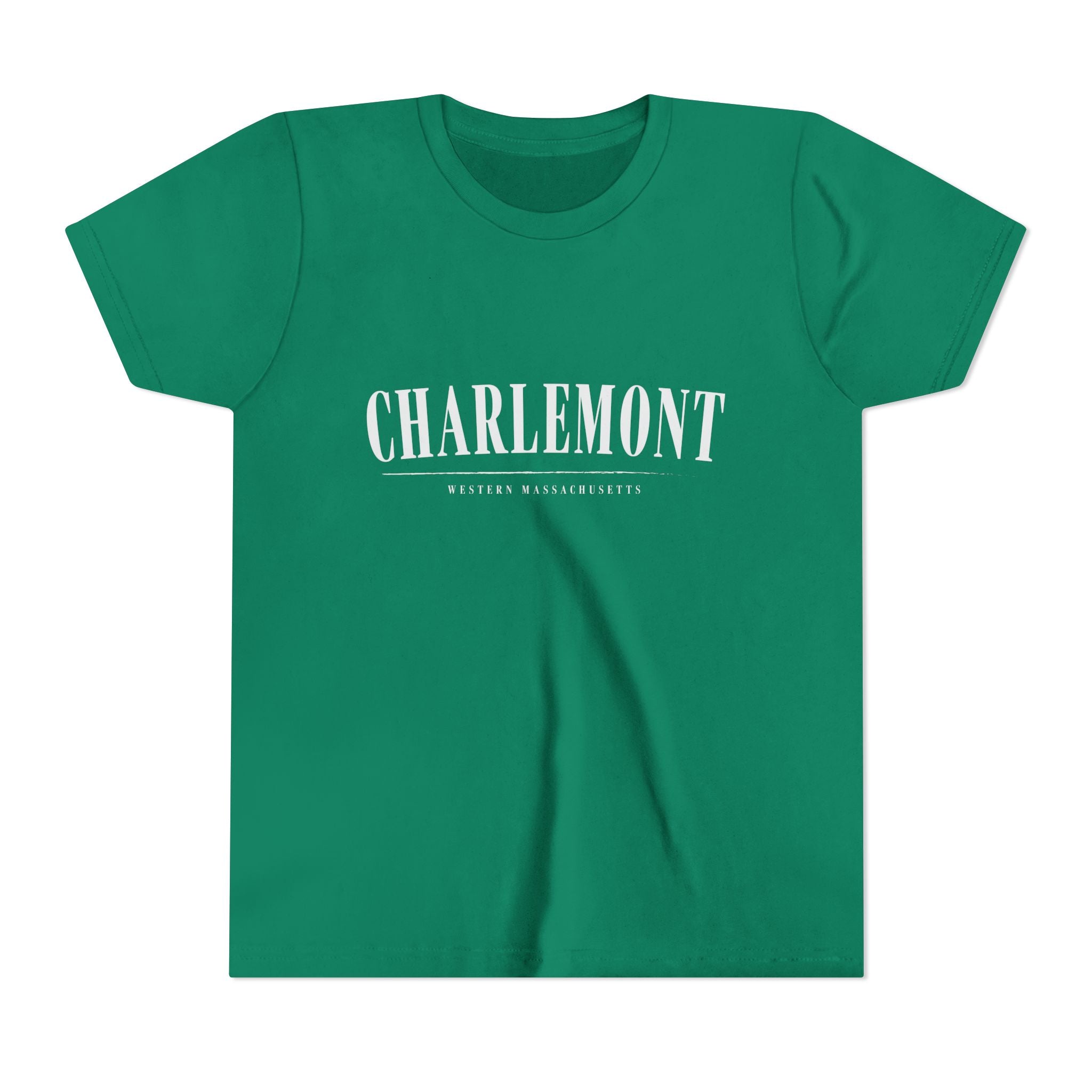 Charlemont Youth Tee — Classic Town Name Graphic Kids Shirt
