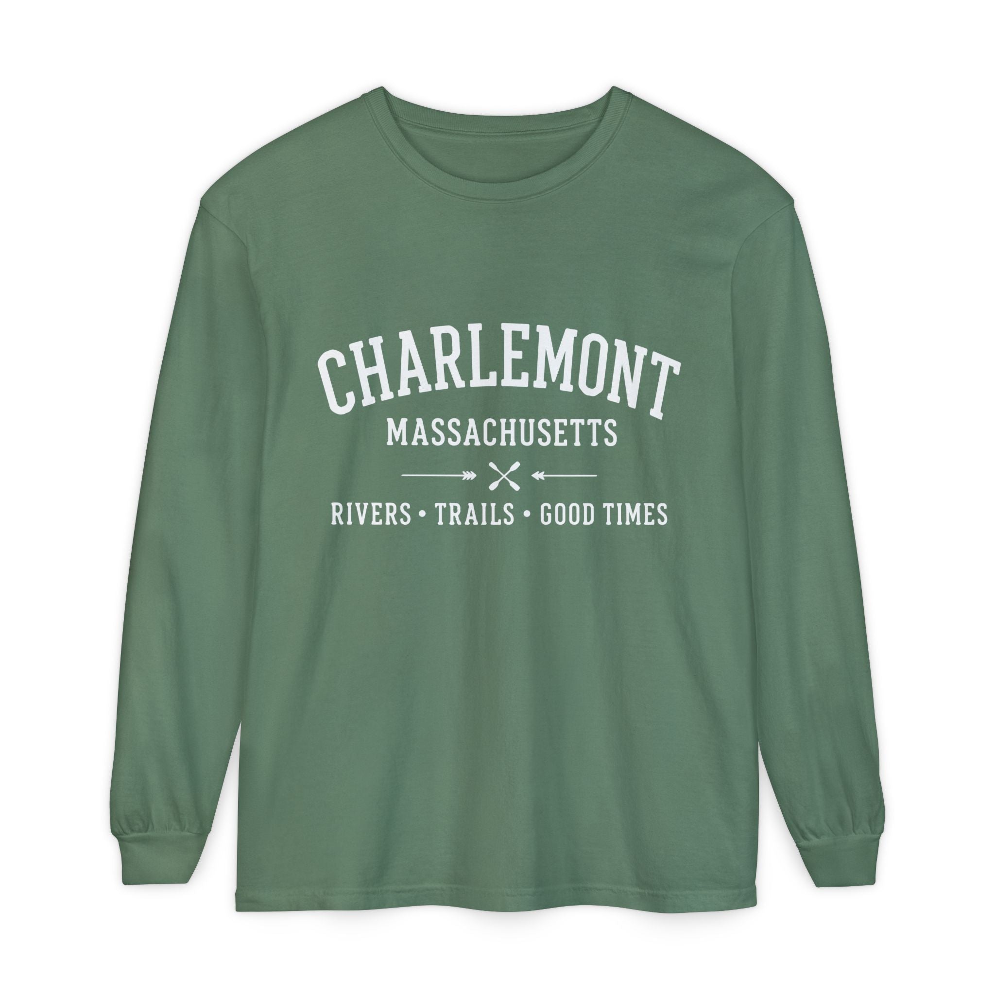 Charlemont Massachusetts Long Sleeve Tee – Rivers • Trails • Good Times