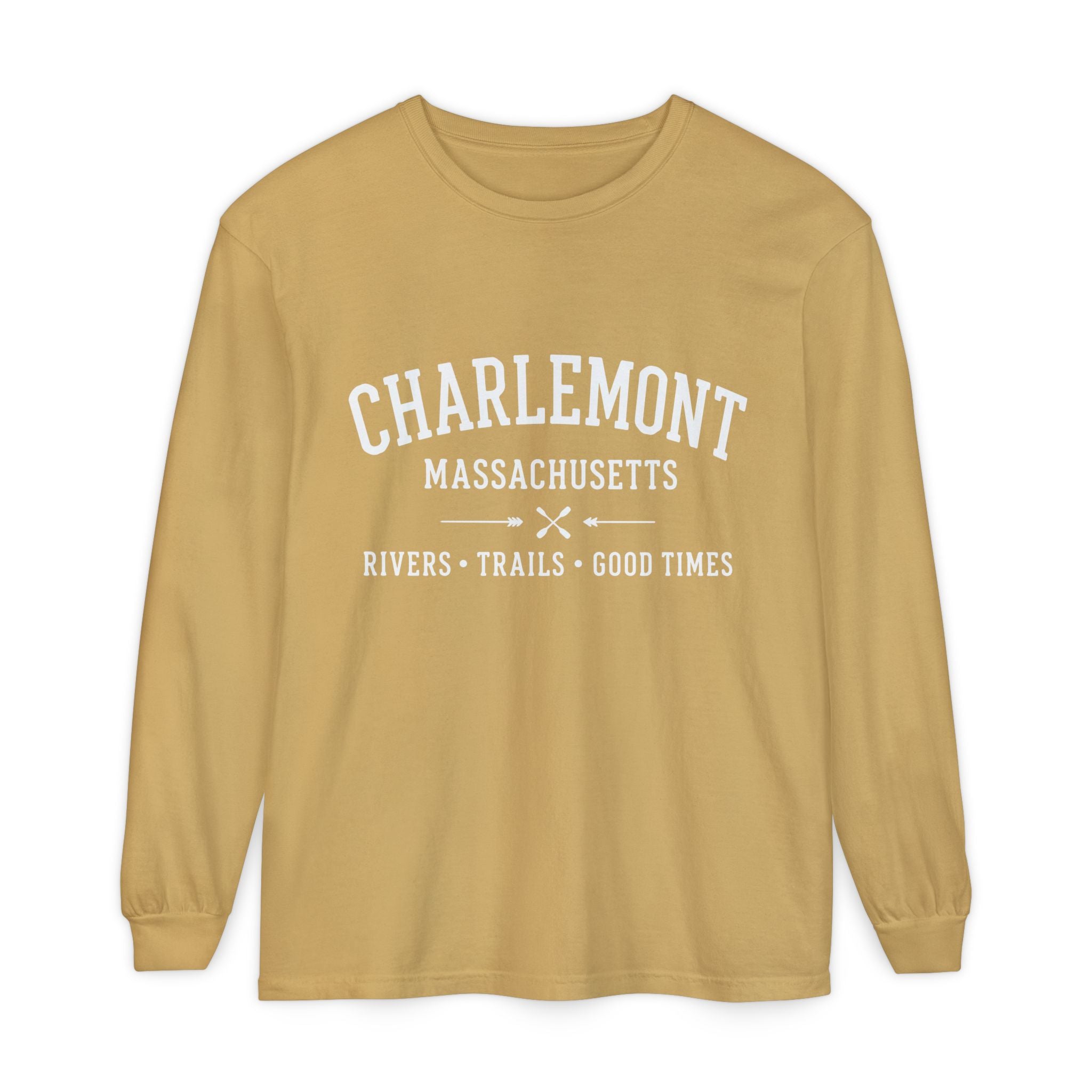 Charlemont Massachusetts Long Sleeve Tee – Rivers • Trails • Good Times