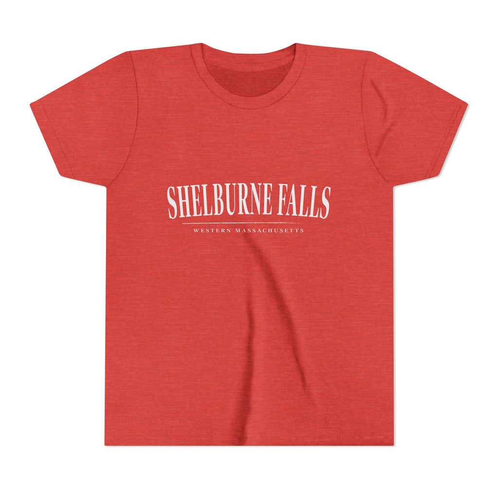 Youth Tee — Minimal White Short Sleeve Kids Shirt