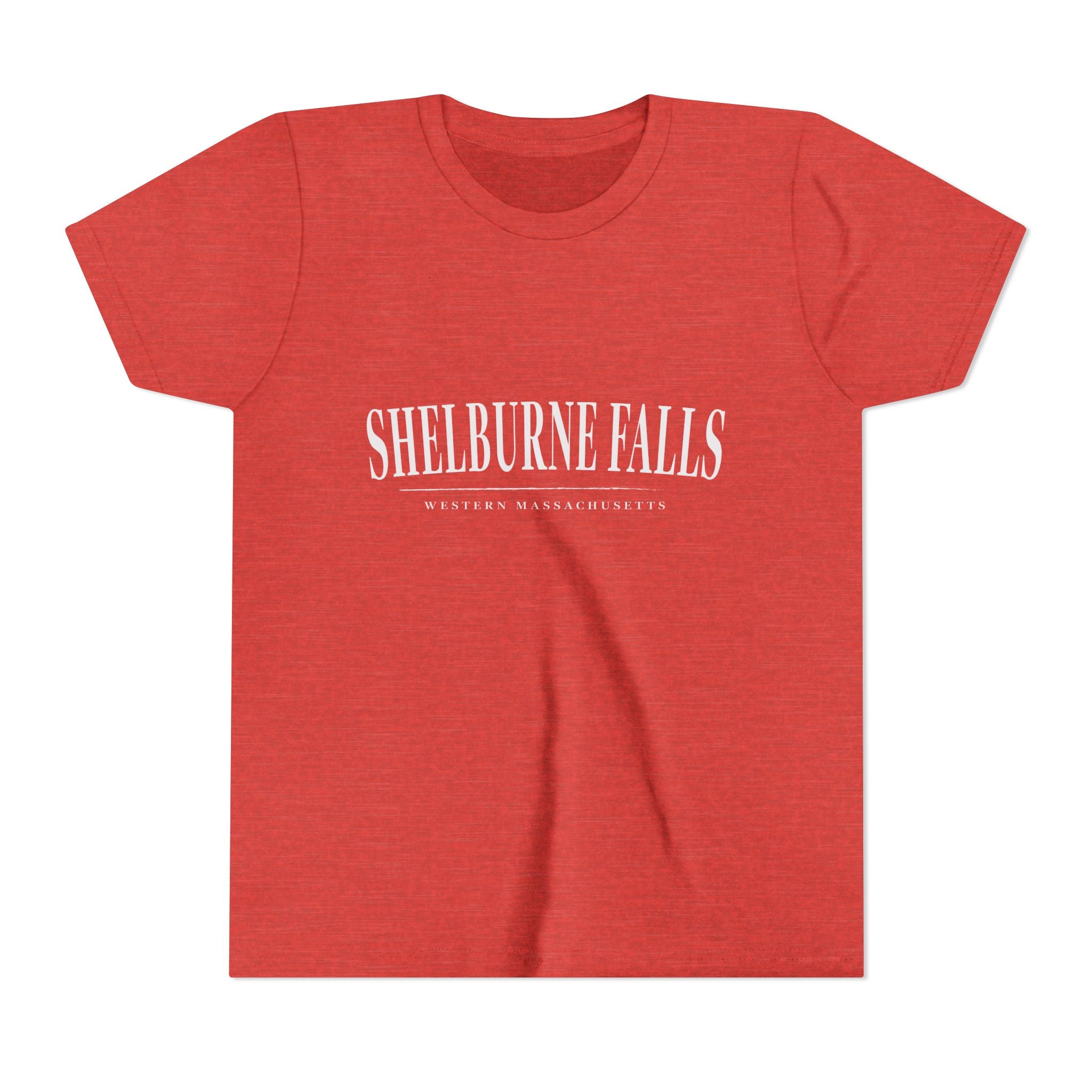 Youth Tee — Minimal White Short Sleeve Kids Shirt