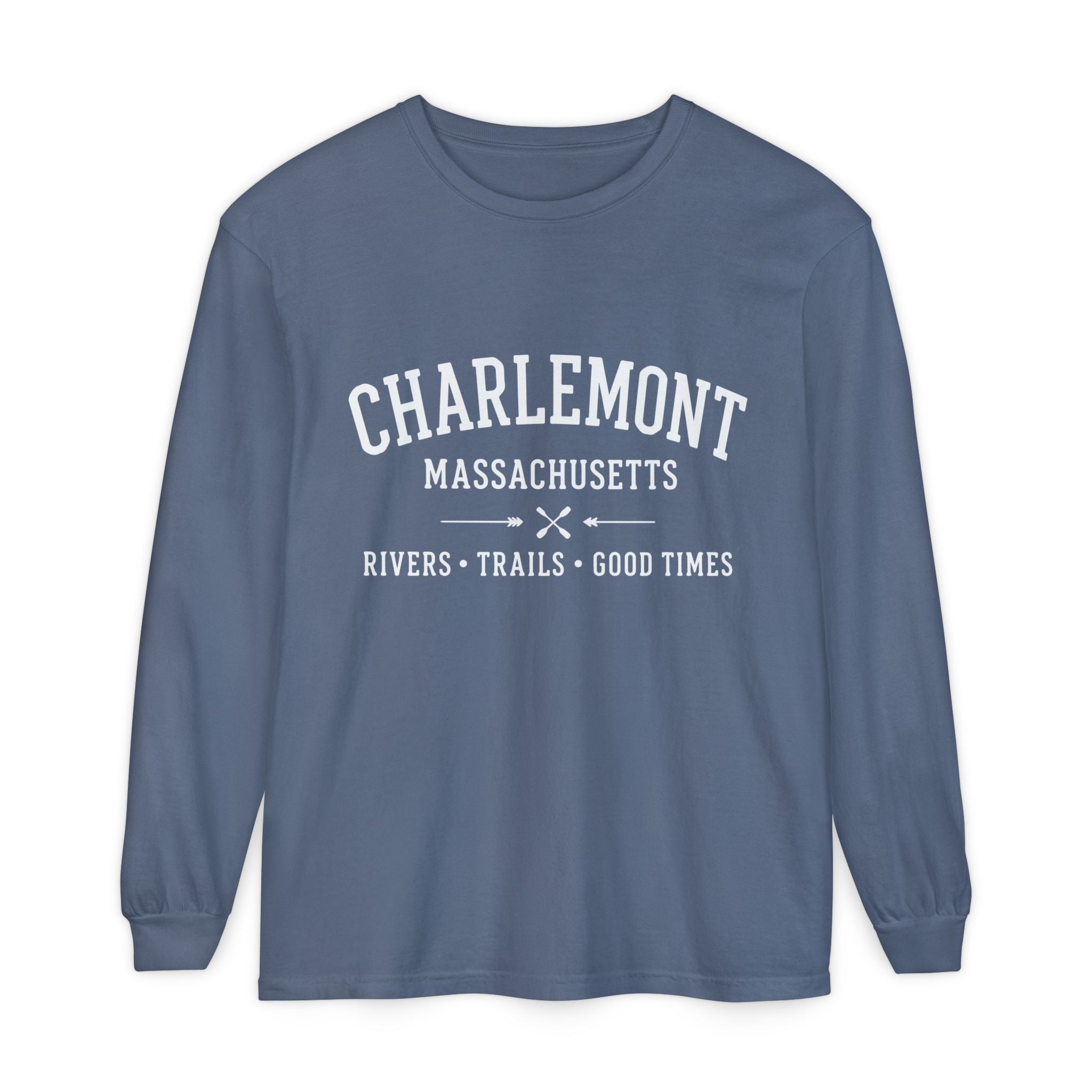 Charlemont Massachusetts Long Sleeve Tee – Rivers • Trails • Good Times