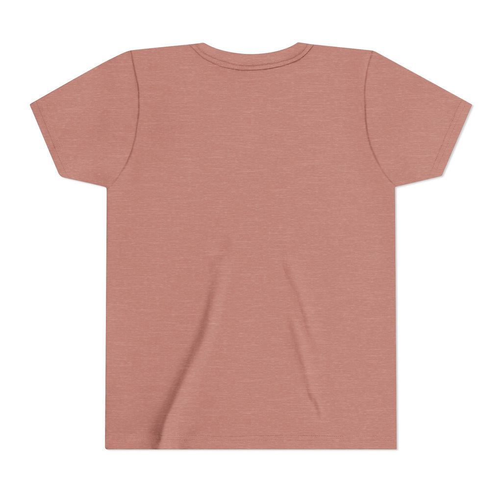 Youth Tee — Minimal White Short Sleeve Kids Shirt