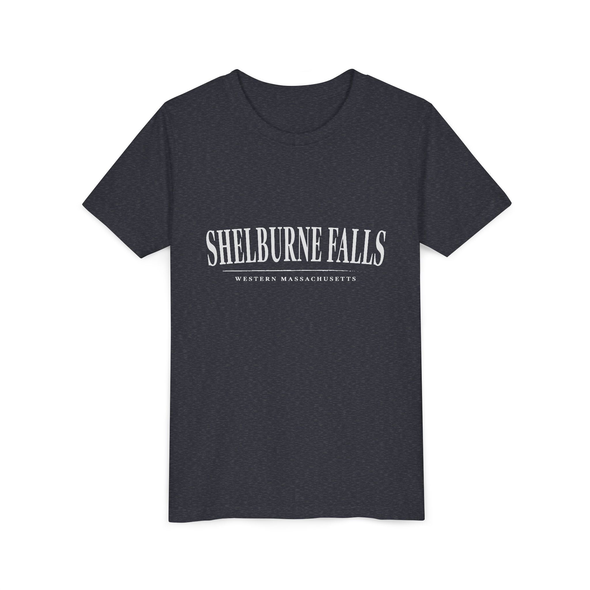 Youth Tee — Minimal White Short Sleeve Kids Shirt