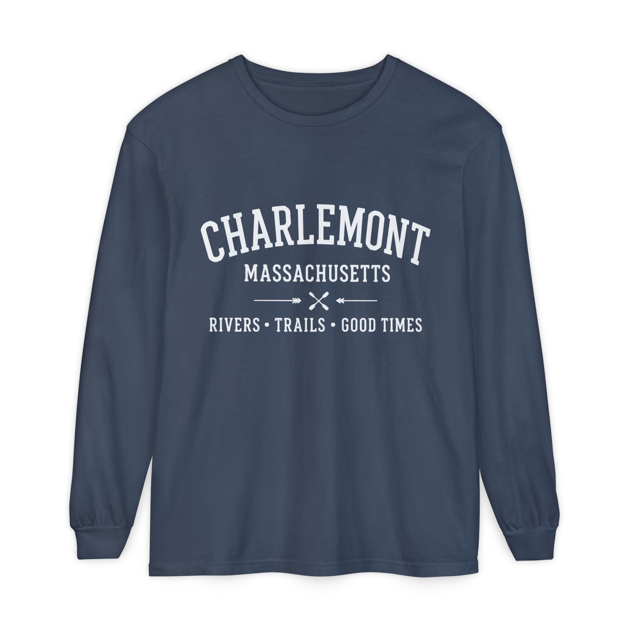 Charlemont Massachusetts Long Sleeve Tee – Rivers • Trails • Good Times