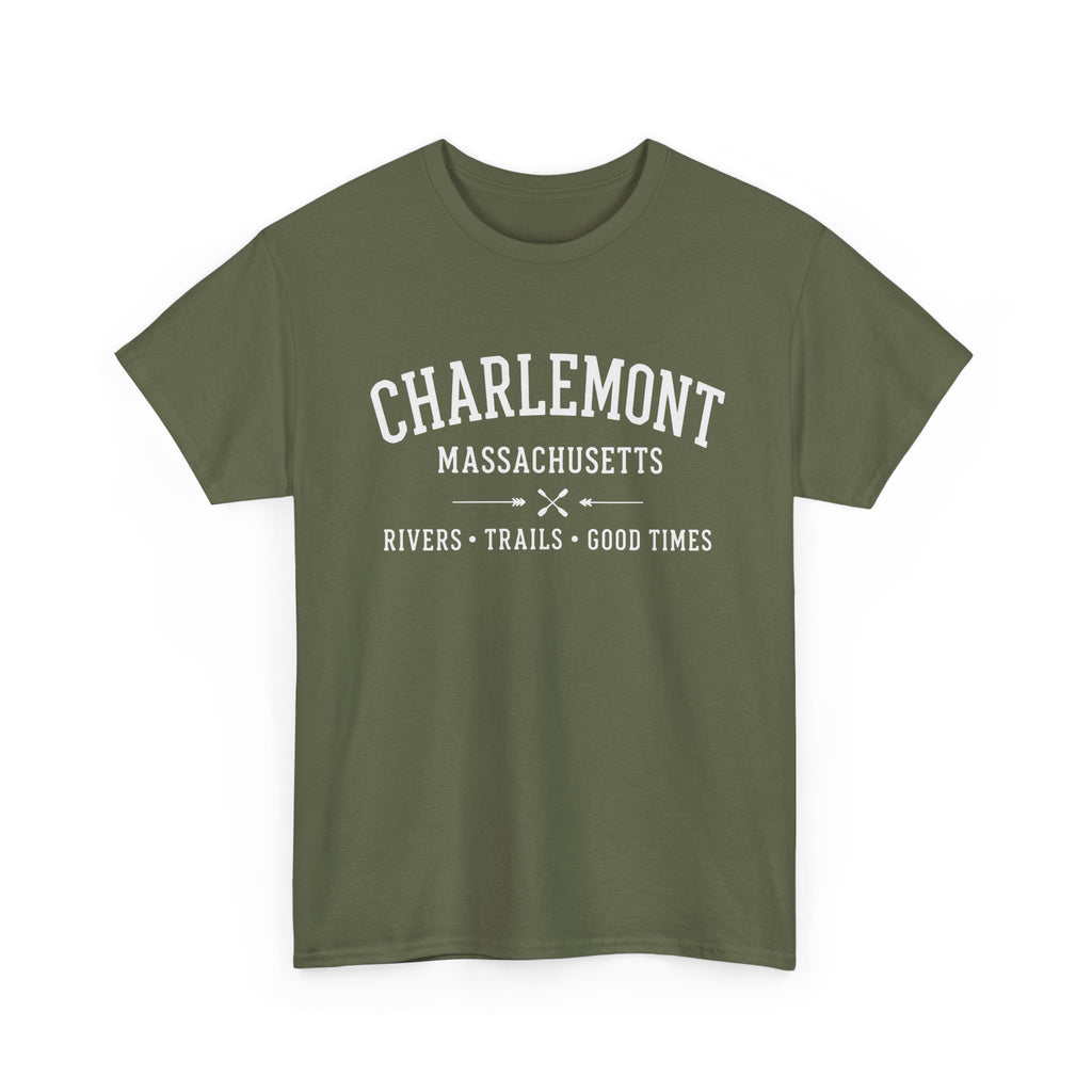 Charlemont T-Shirt — Vintage Collegiate River Town Tee