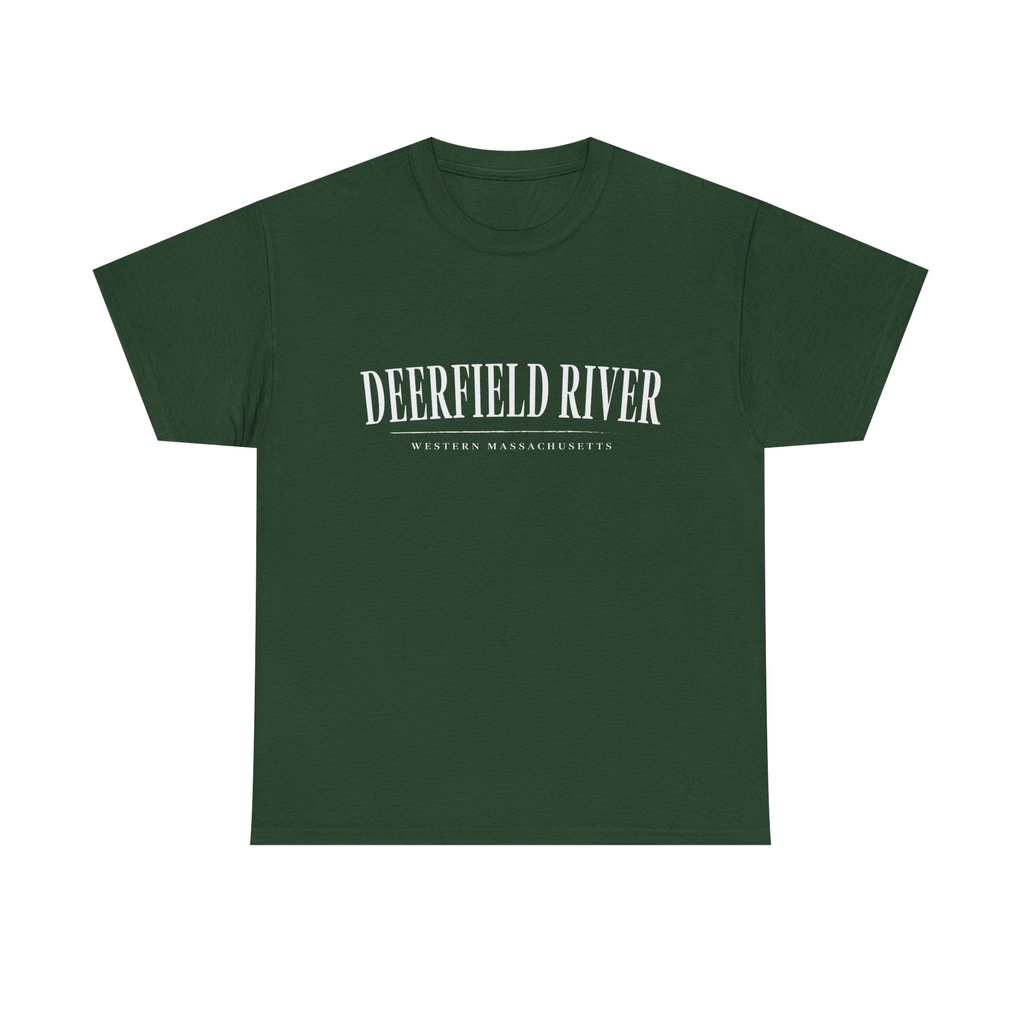 Deerfield River T-Shirt — Vintage Collegiate River Town Tee
