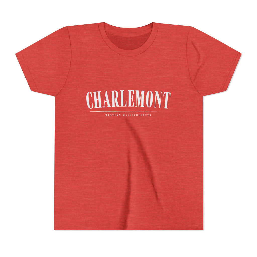 Charlemont Youth Tee — Classic Town Name Graphic Kids Shirt