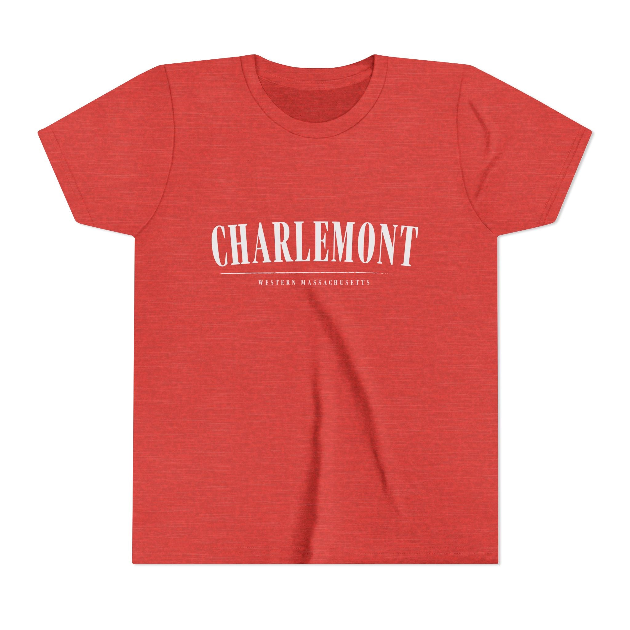 Charlemont Youth Tee — Classic Town Name Graphic Kids Shirt