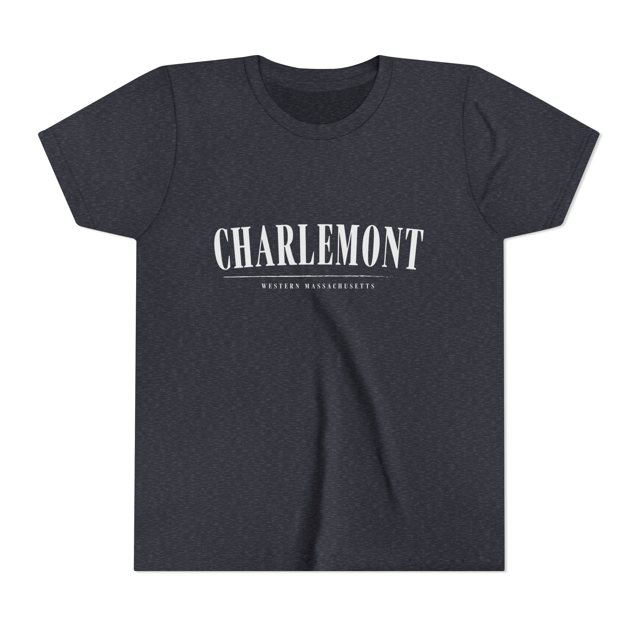 Charlemont Youth Tee — Classic Town Name Graphic Kids Shirt