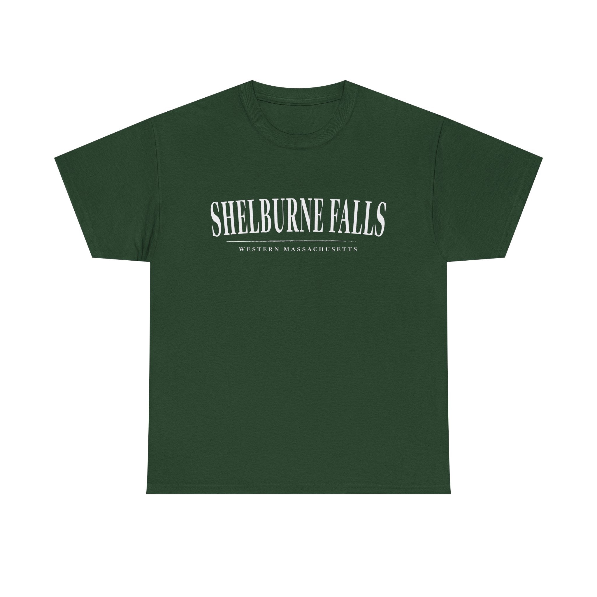 Shelburne Falls T-Shirt — Vintage Collegiate River Town Tee