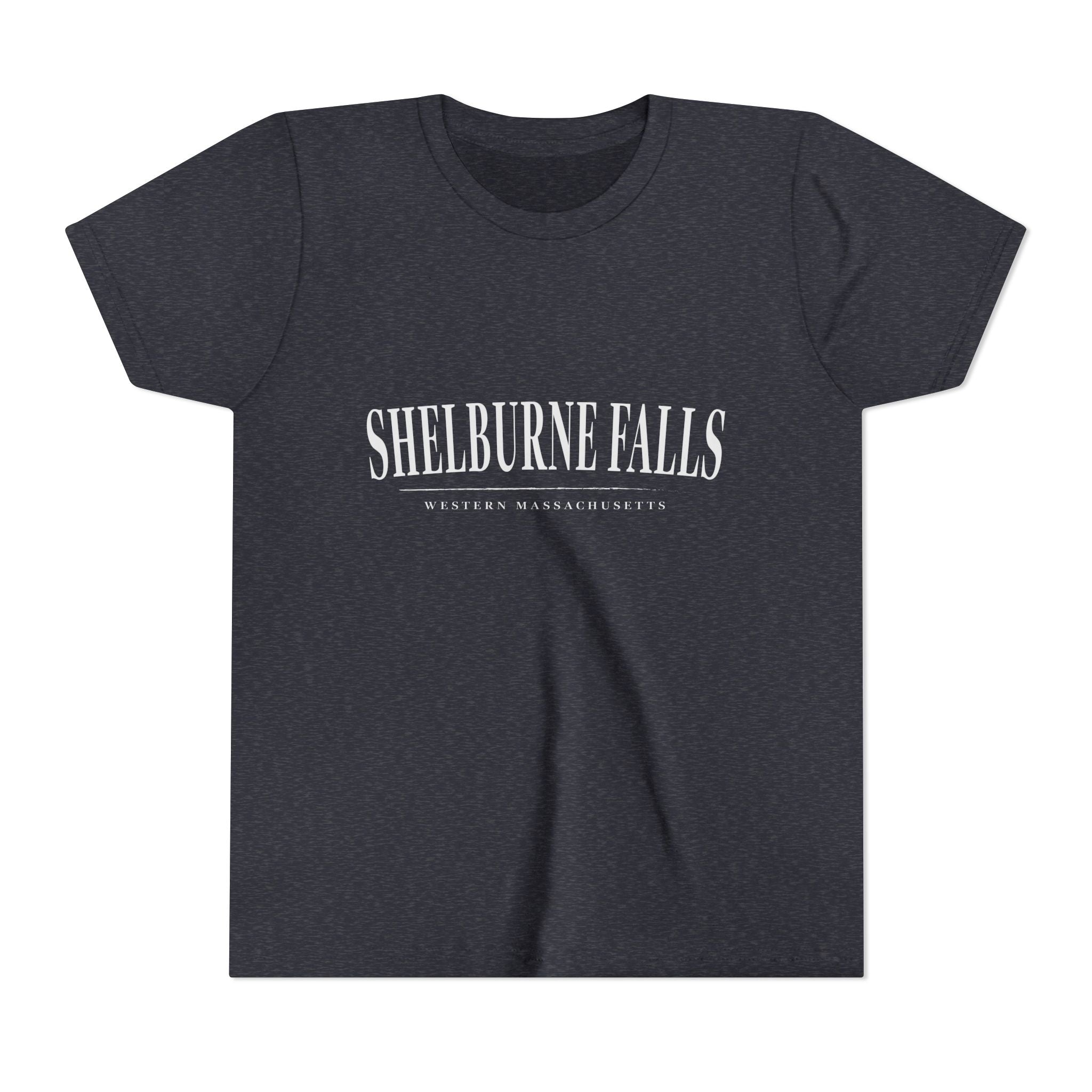 Youth Tee — Minimal White Short Sleeve Kids Shirt