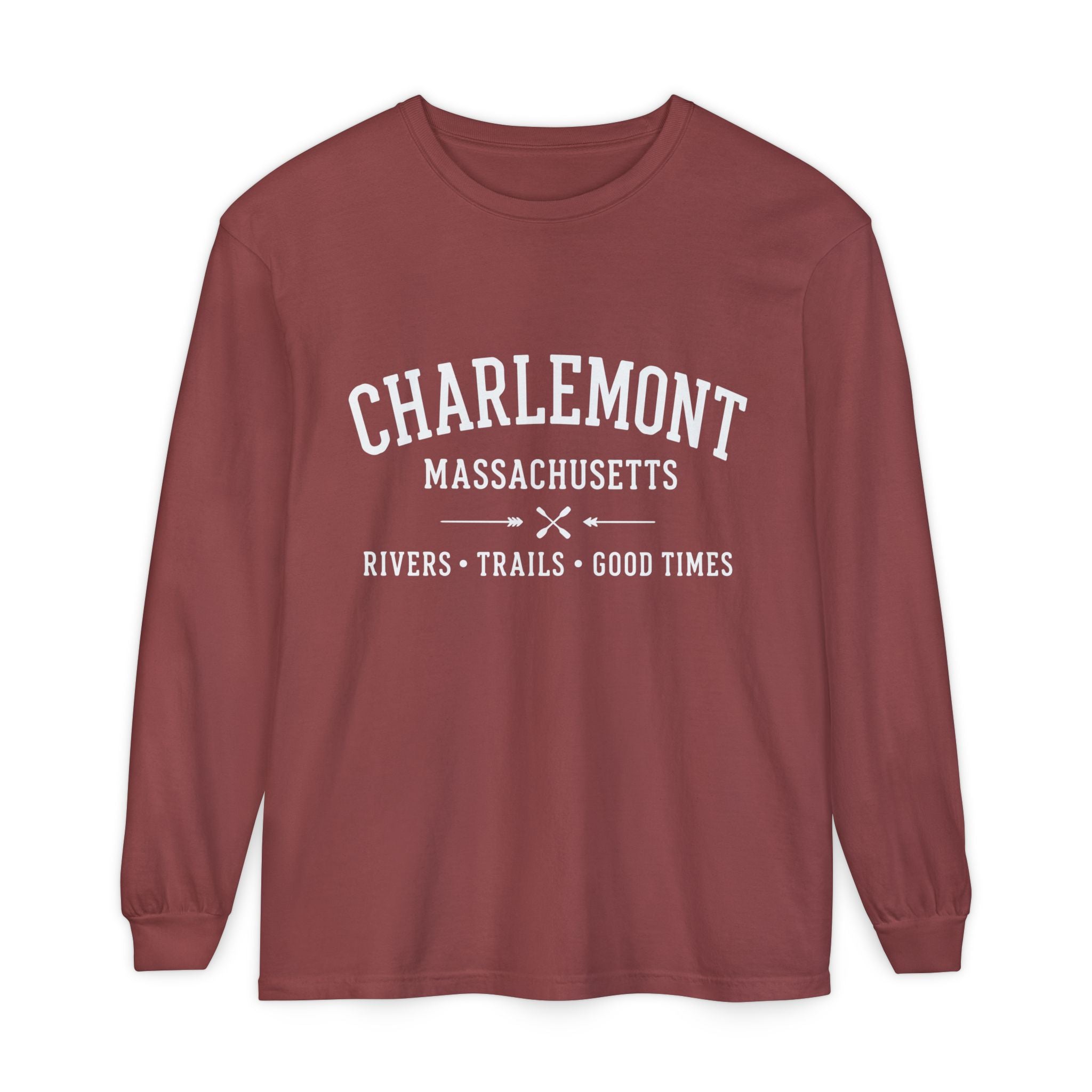Charlemont Massachusetts Long Sleeve Tee – Rivers • Trails • Good Times