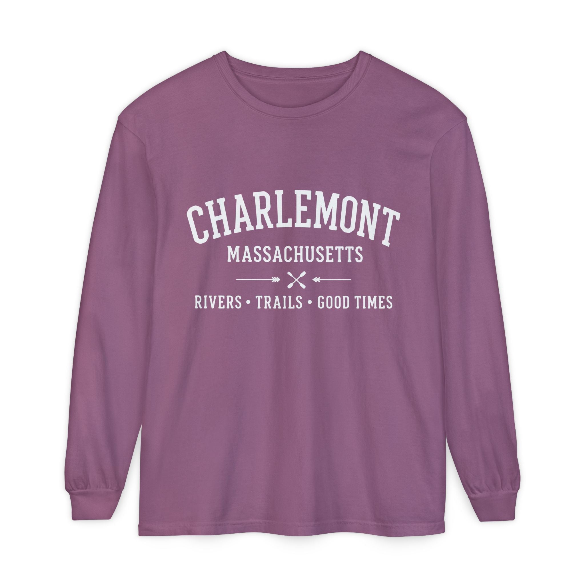 Charlemont Massachusetts Long Sleeve Tee – Rivers • Trails • Good Times