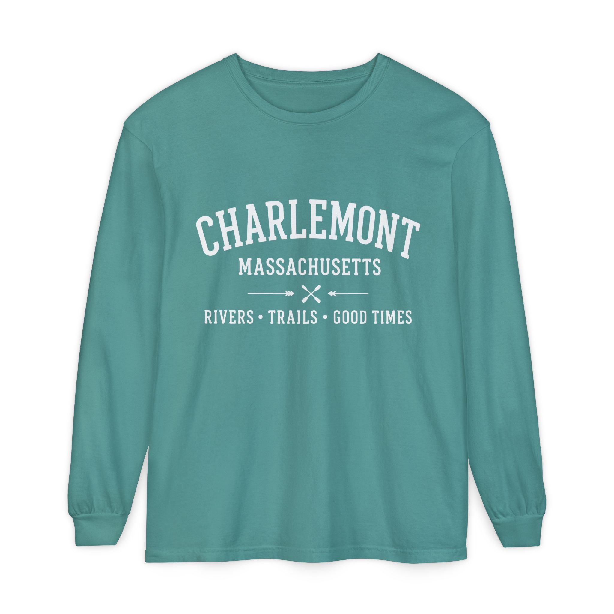 Charlemont Massachusetts Long Sleeve Tee – Rivers • Trails • Good Times