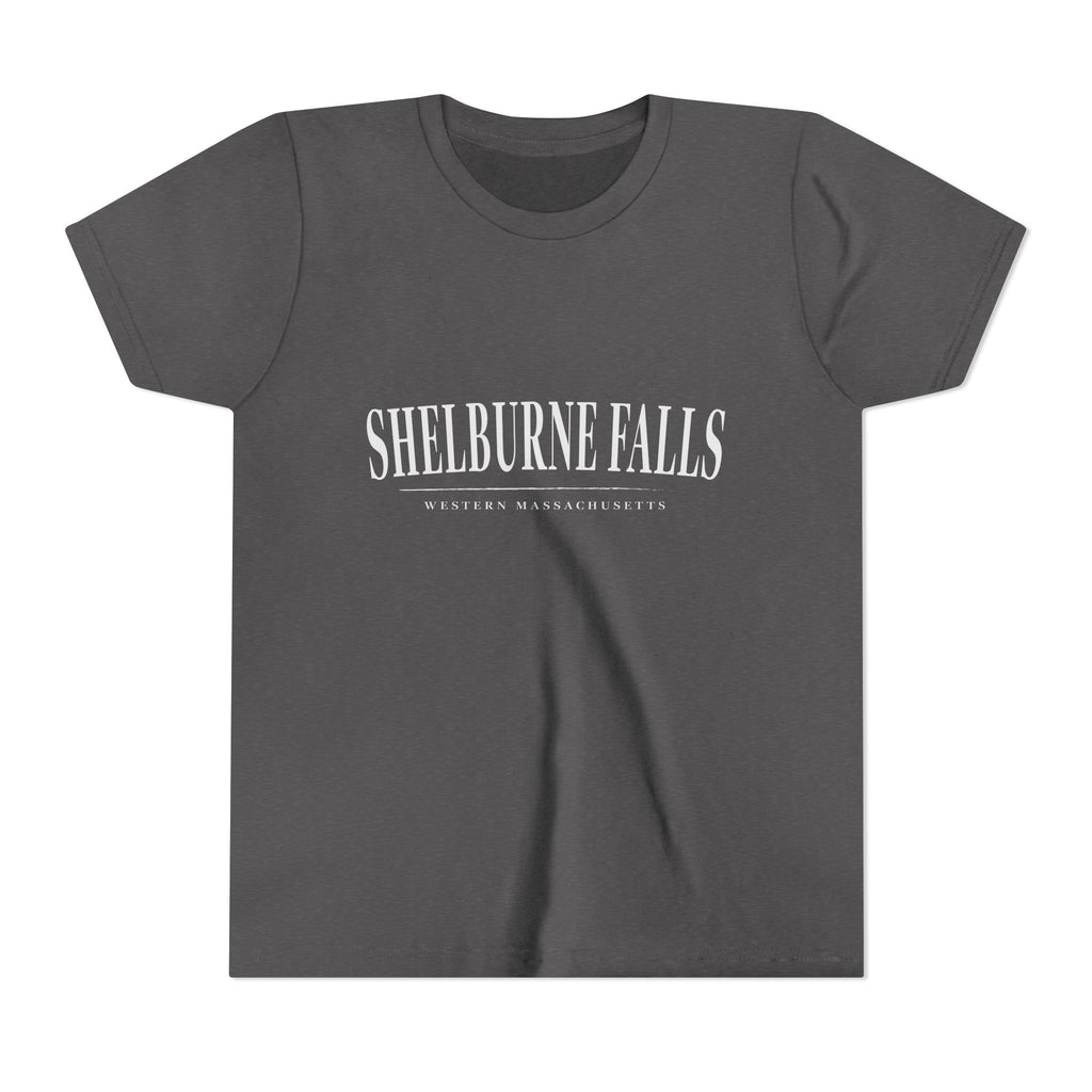 Youth Tee — Minimal White Short Sleeve Kids Shirt