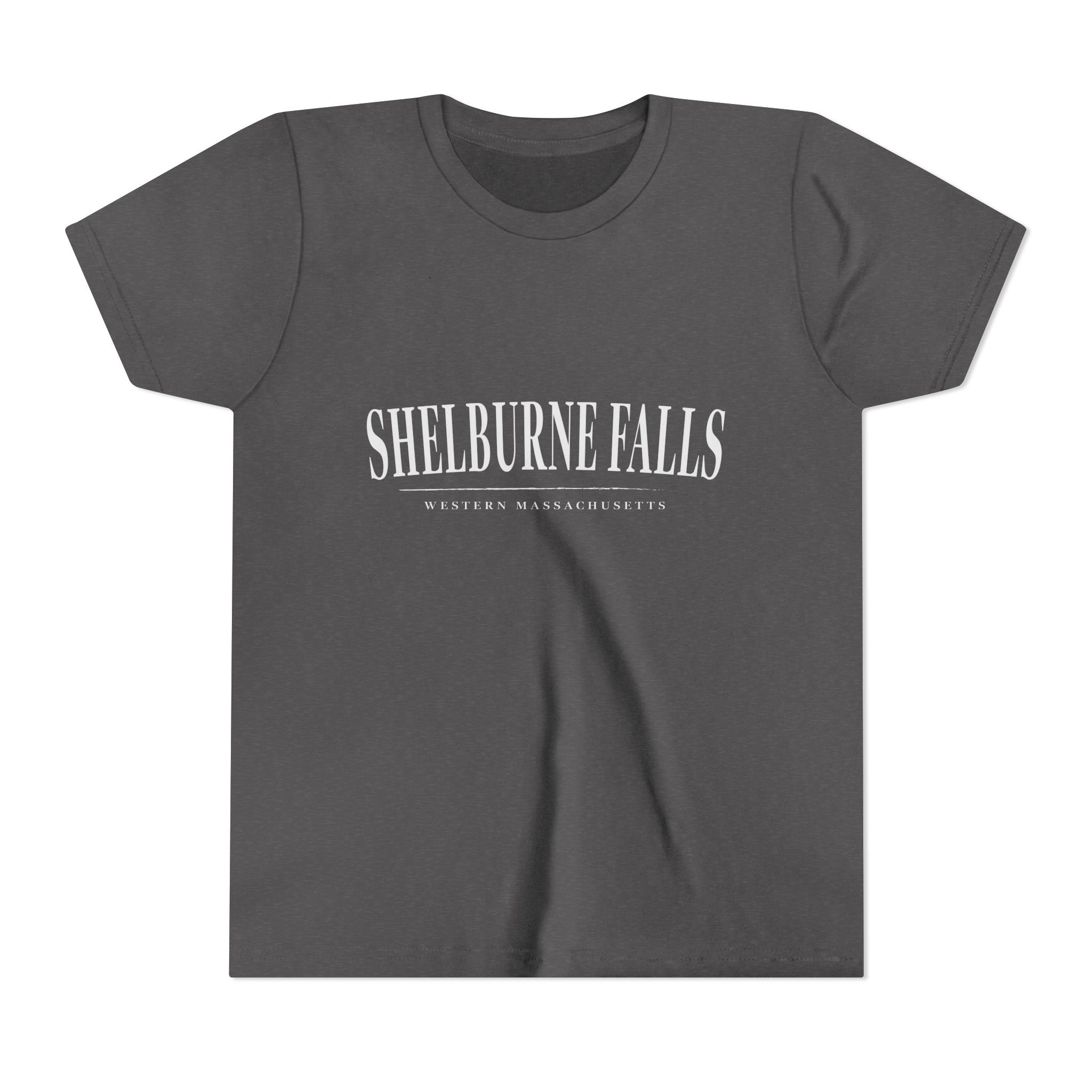 Youth Tee — Minimal White Short Sleeve Kids Shirt