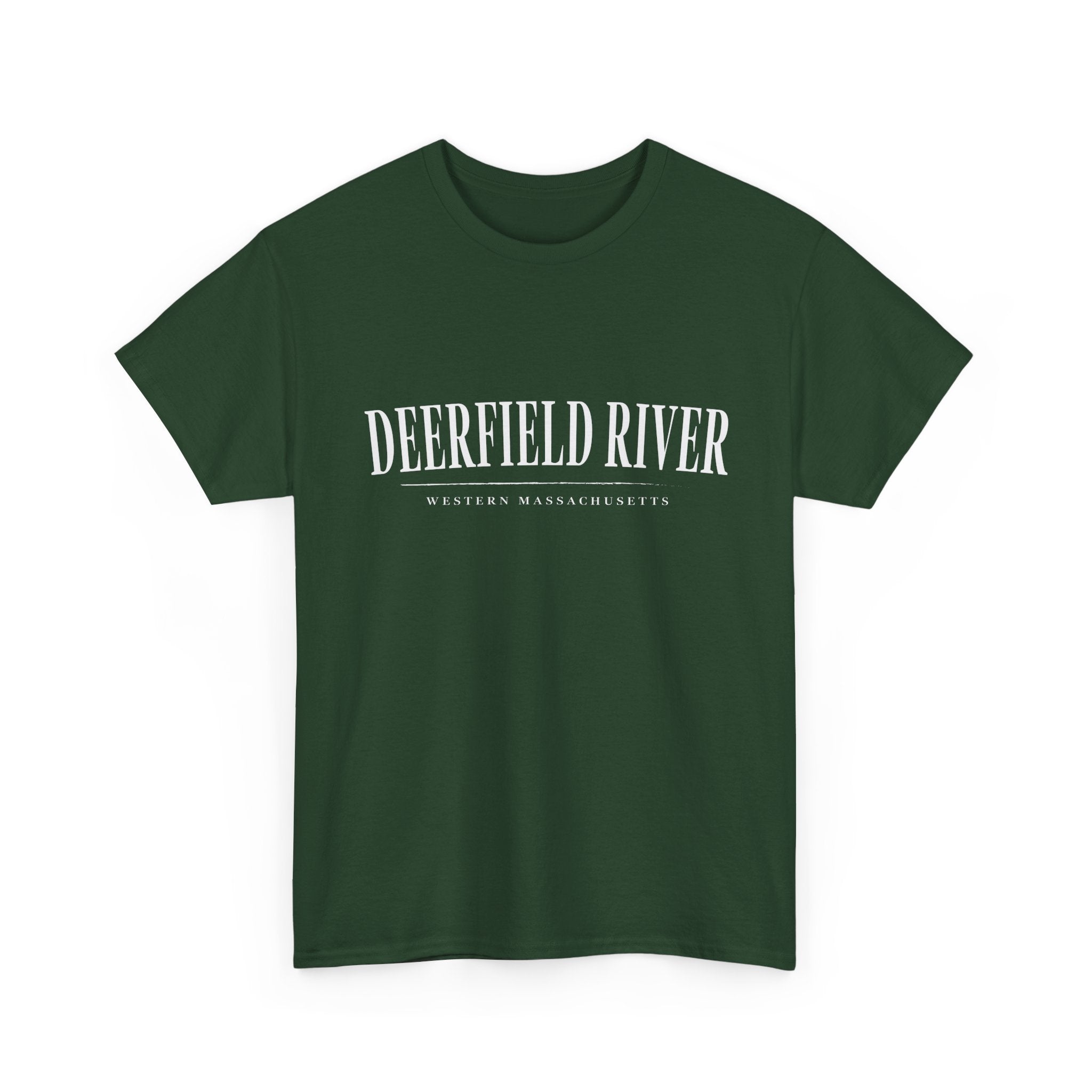 Deerfield River T-Shirt — Vintage Collegiate River Town Tee